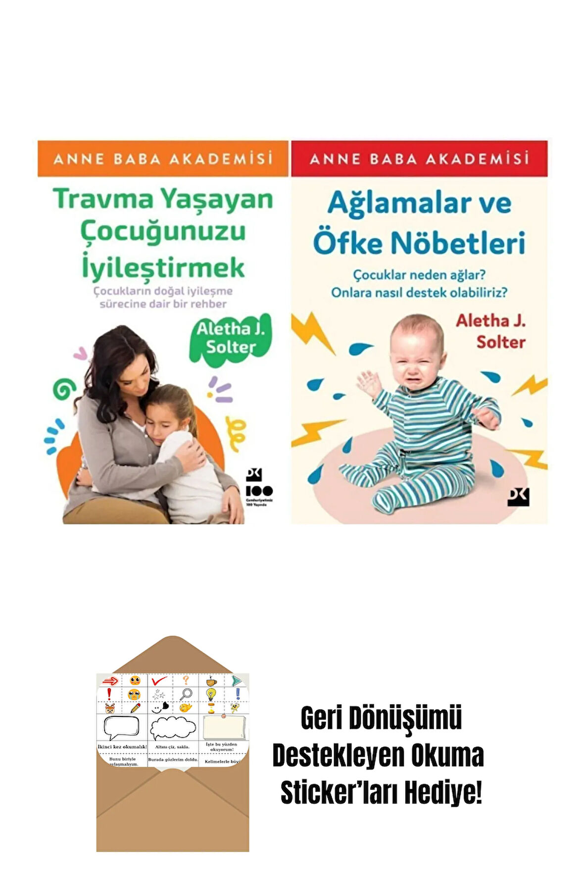 Aletha J. Solter 2 Kitap Set + Okuma Sticker'ları