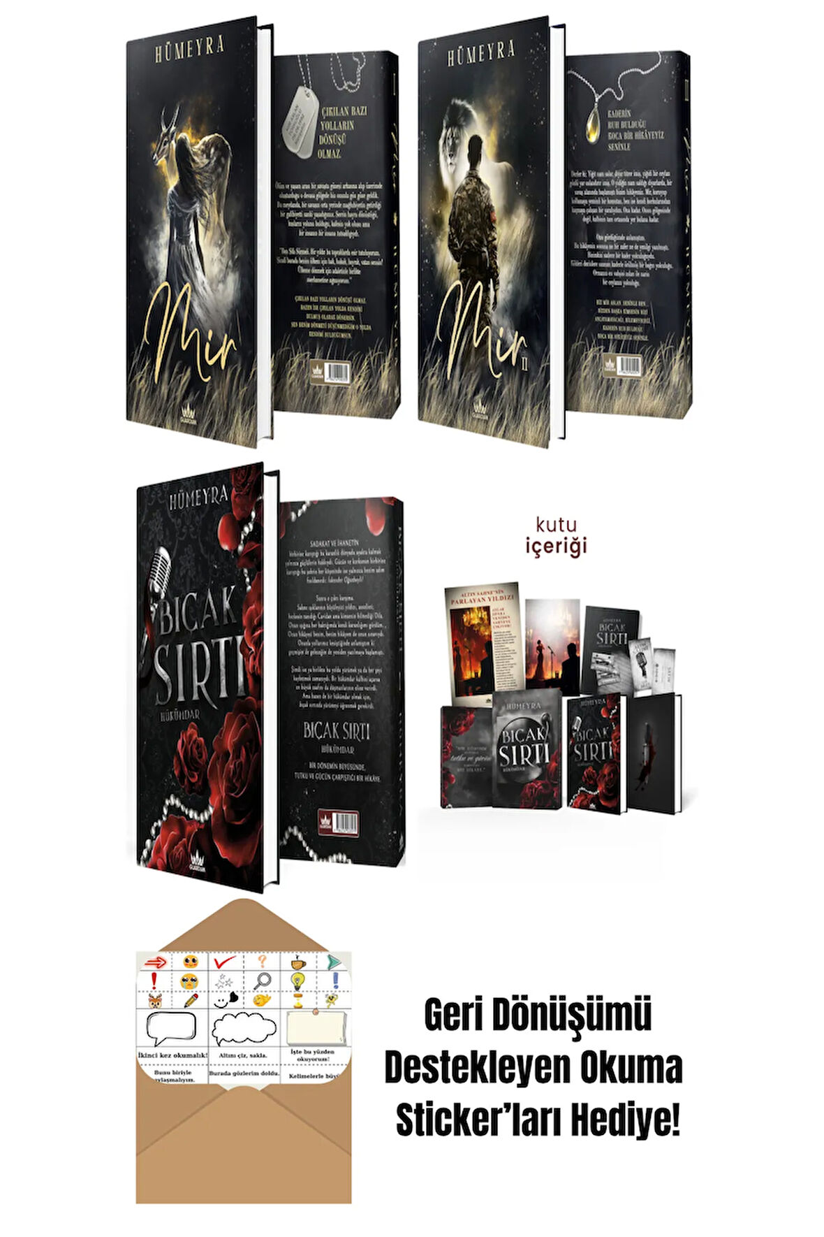 HÜMEYRA 4 Kitap Seti + Okuma Sticker'ları