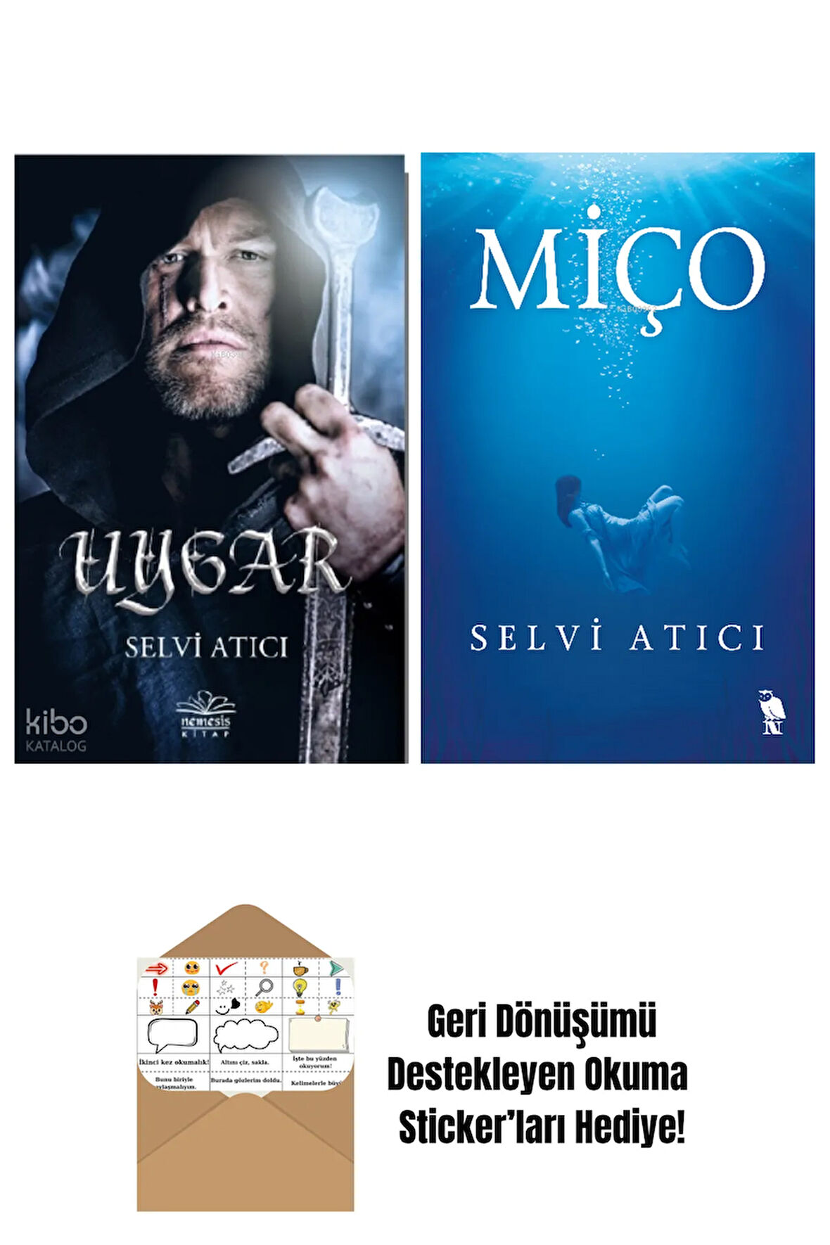 Selvi Atıcı 2 Kitap Seti + Okuma Sticker'ları