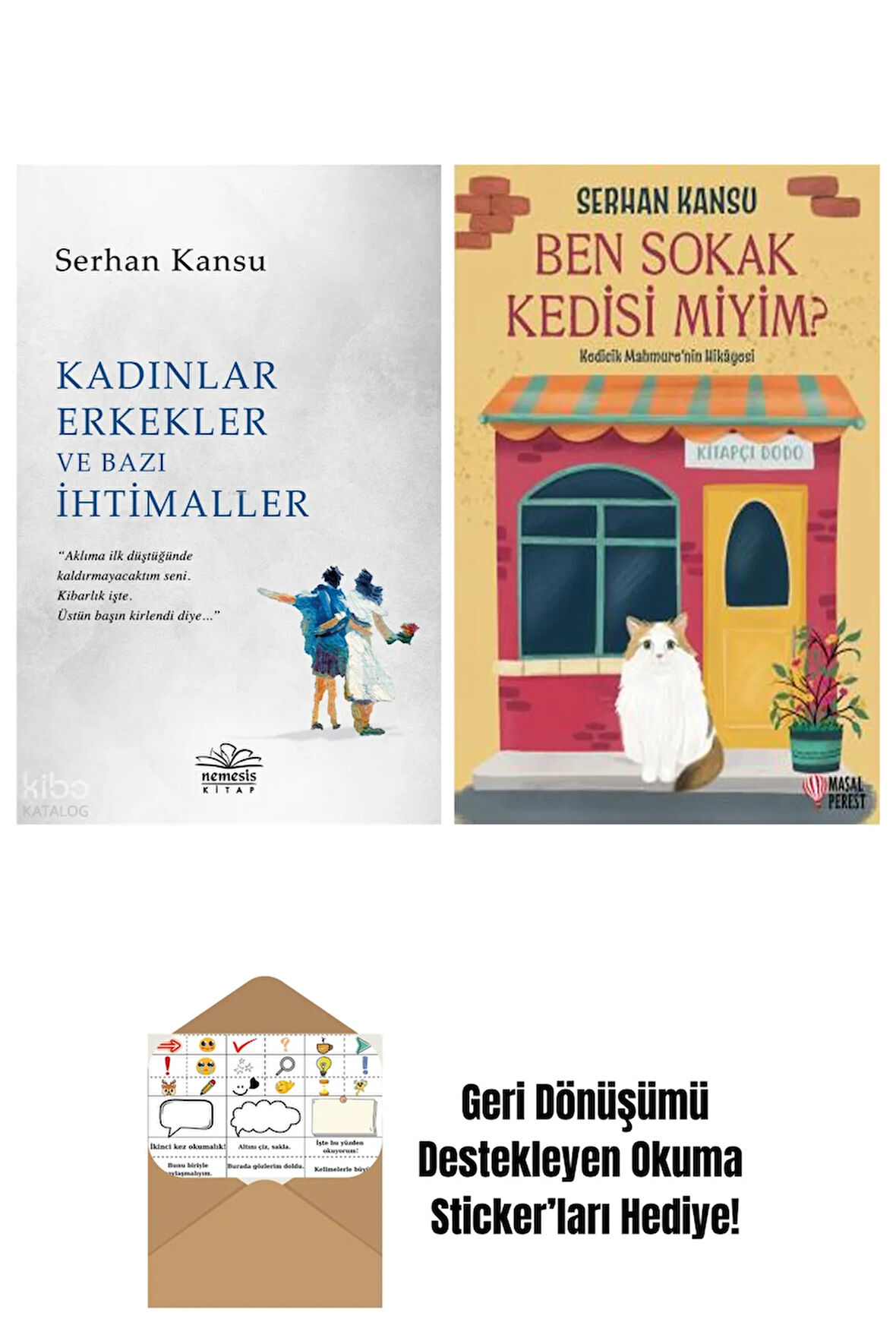 Serhan Kansu 2 Kitap Seti + Okuma Sticker'ları