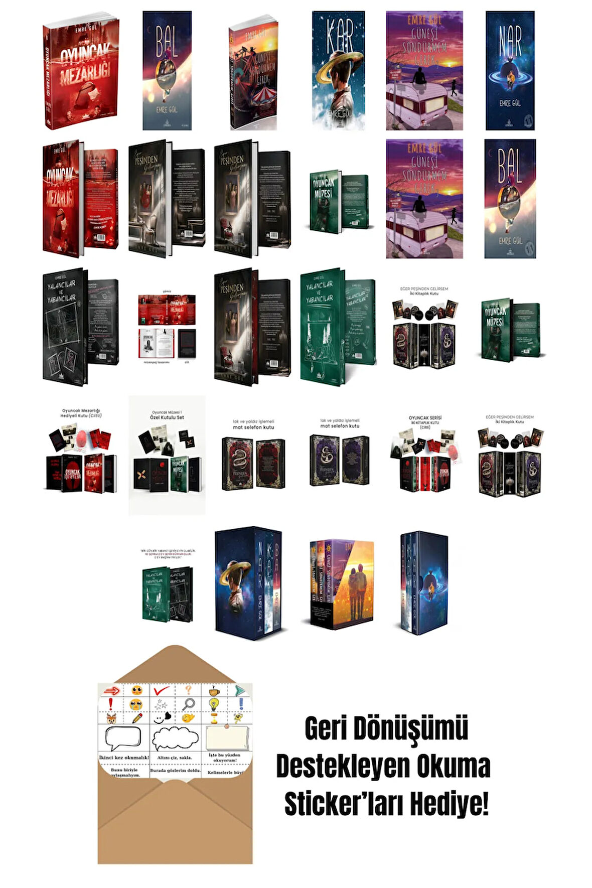 Emre Gül 28 Kitap Seti + Okuma Sticker'ları