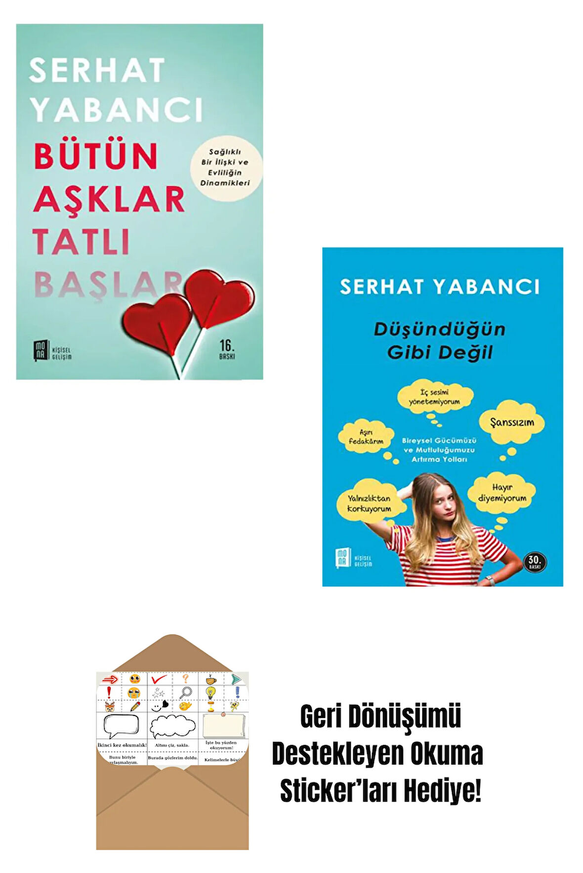 Serhat Yabancı 2 Kitap Set + Okuma Sticker'ları