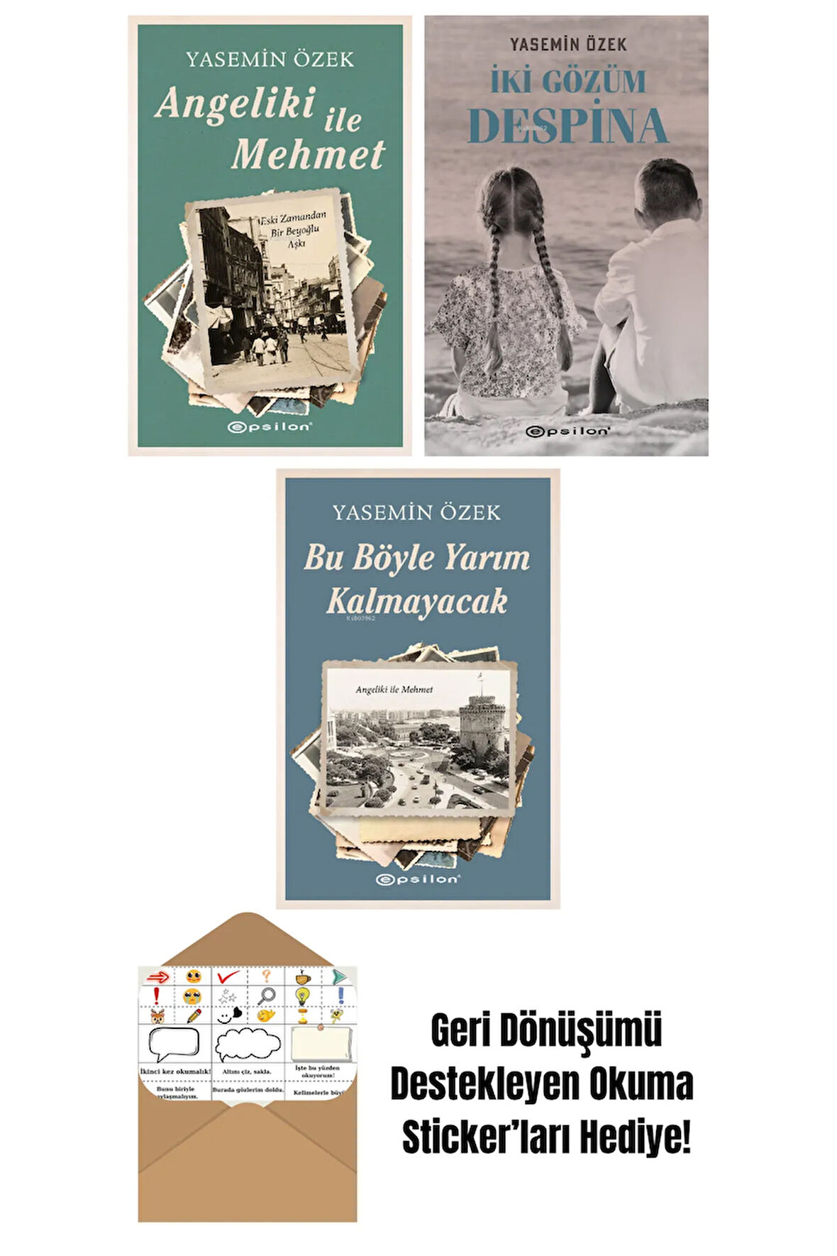 Yasemin Özek 3 Kitap Seti + Okuma Sticker'ları