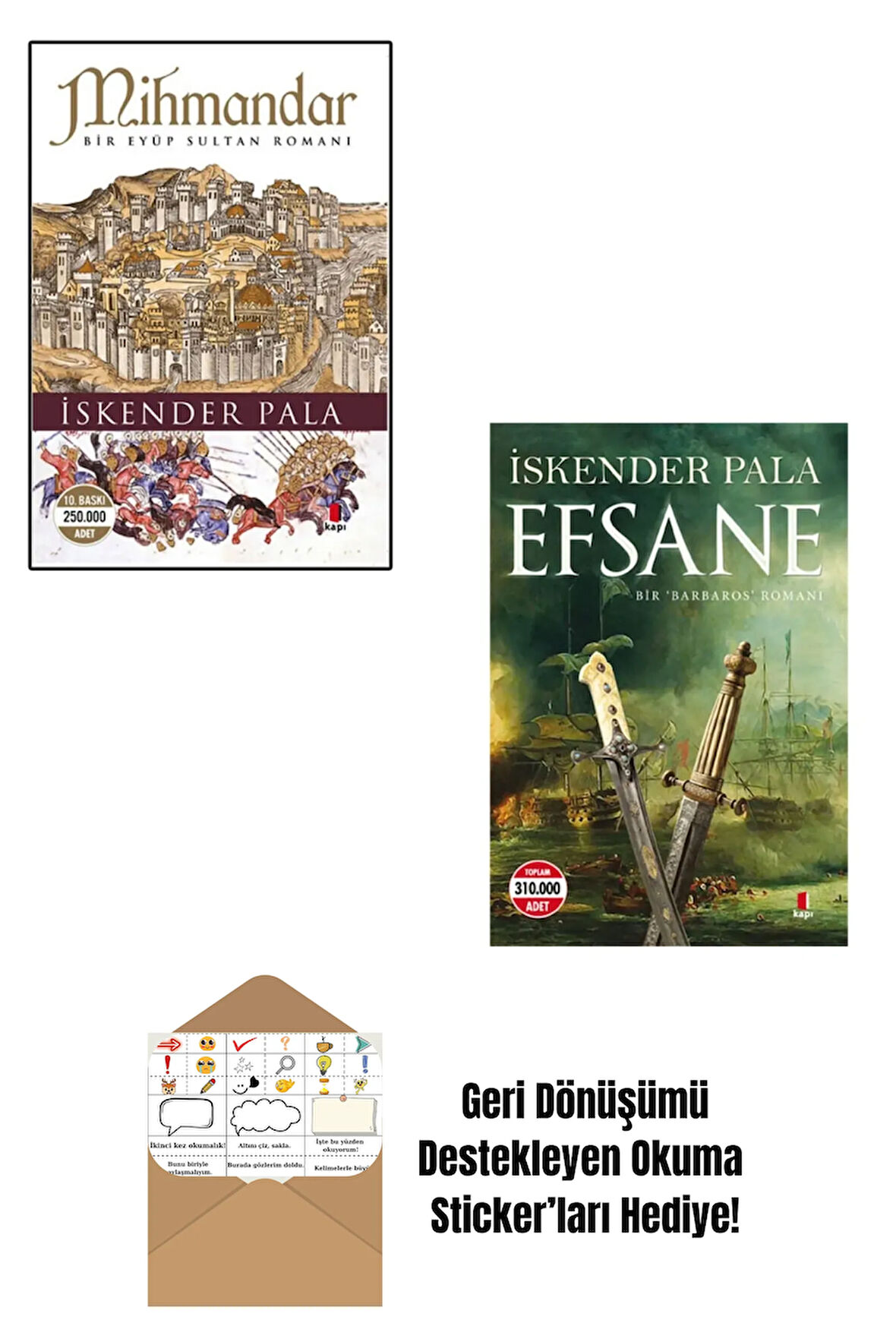 İskender Pala 2 Kitap Set + Okuma Sticker'ları