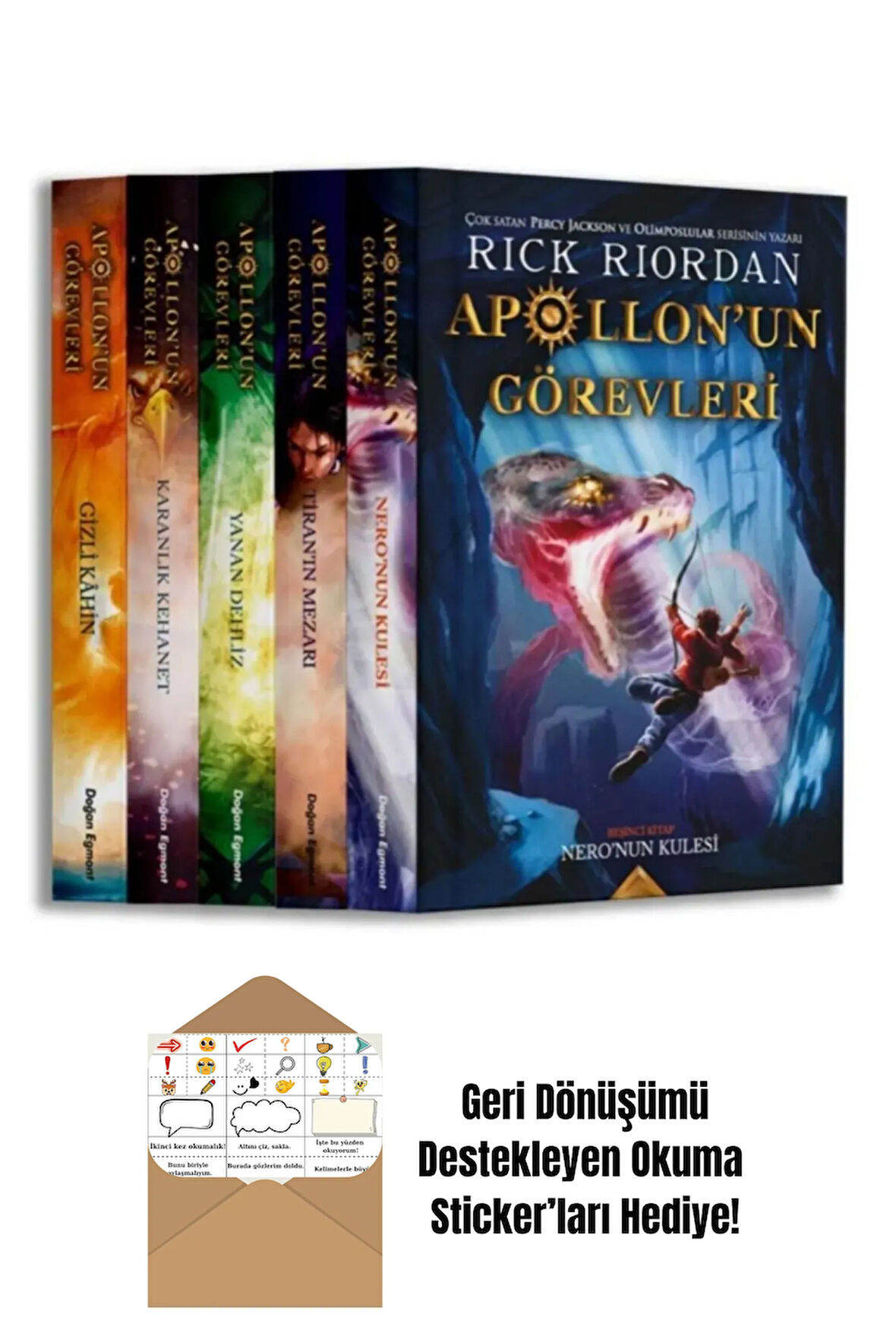Apollon'un Görevleri Seti + Okuma Sticker'ları