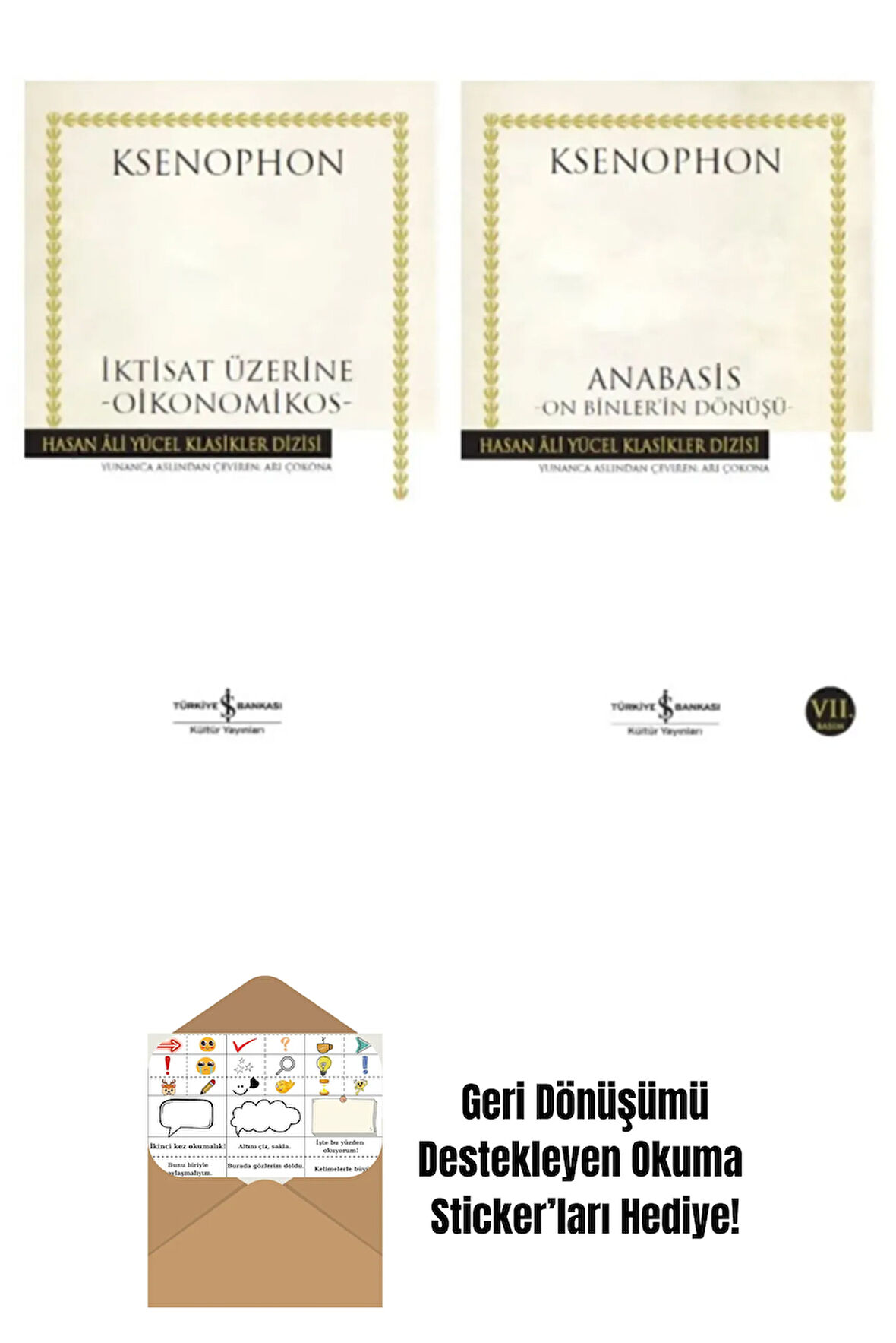 Ksenophon 2 Kitap Set + Okuma Sticker'ları
