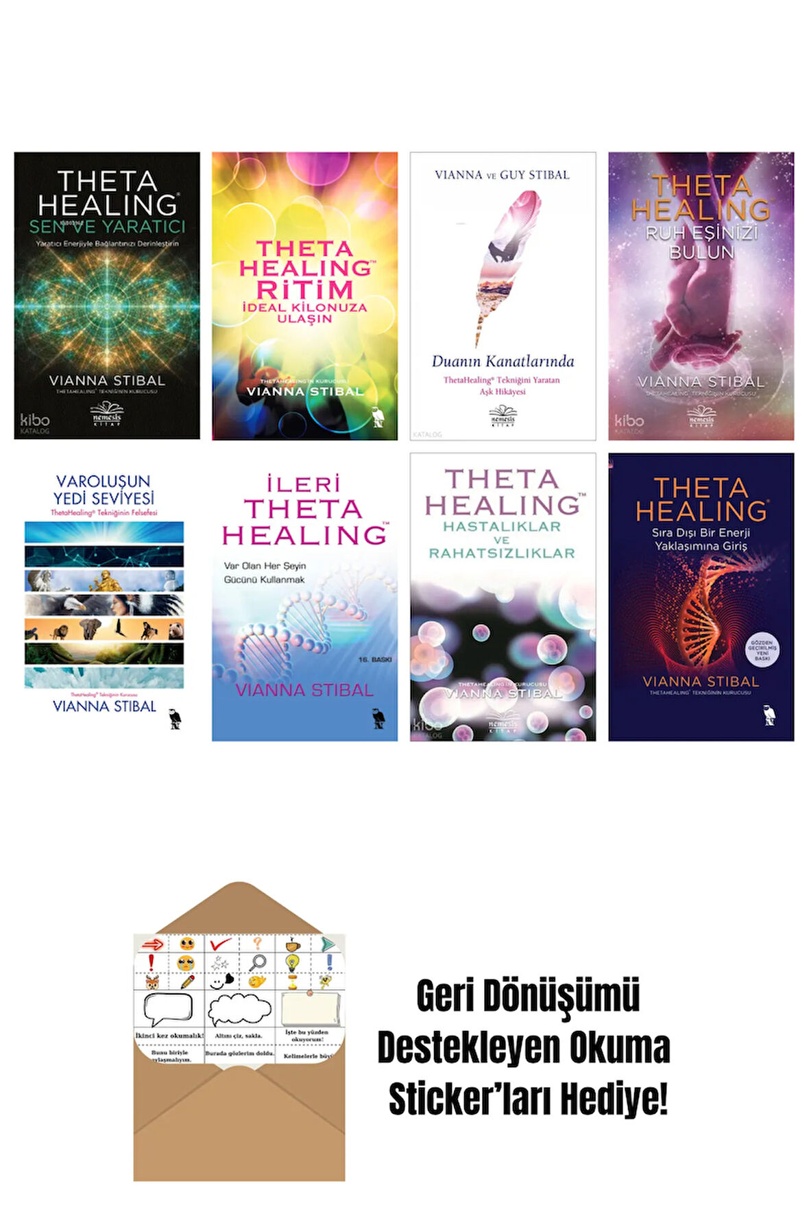 Vianna Stibal 8 Kitap Seti + Okuma Sticker'ları