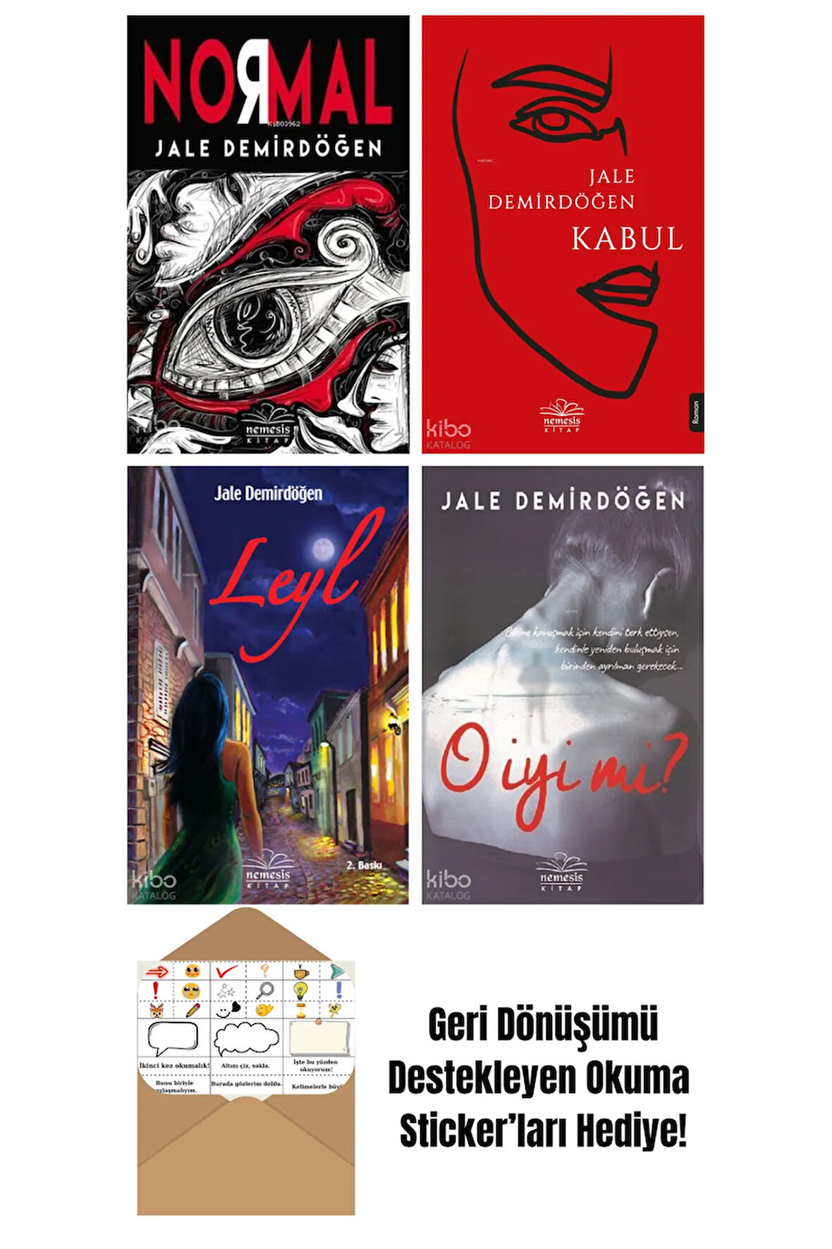 Jale Demirdögen 4 Kitap Seti + Okuma Sticker'ları