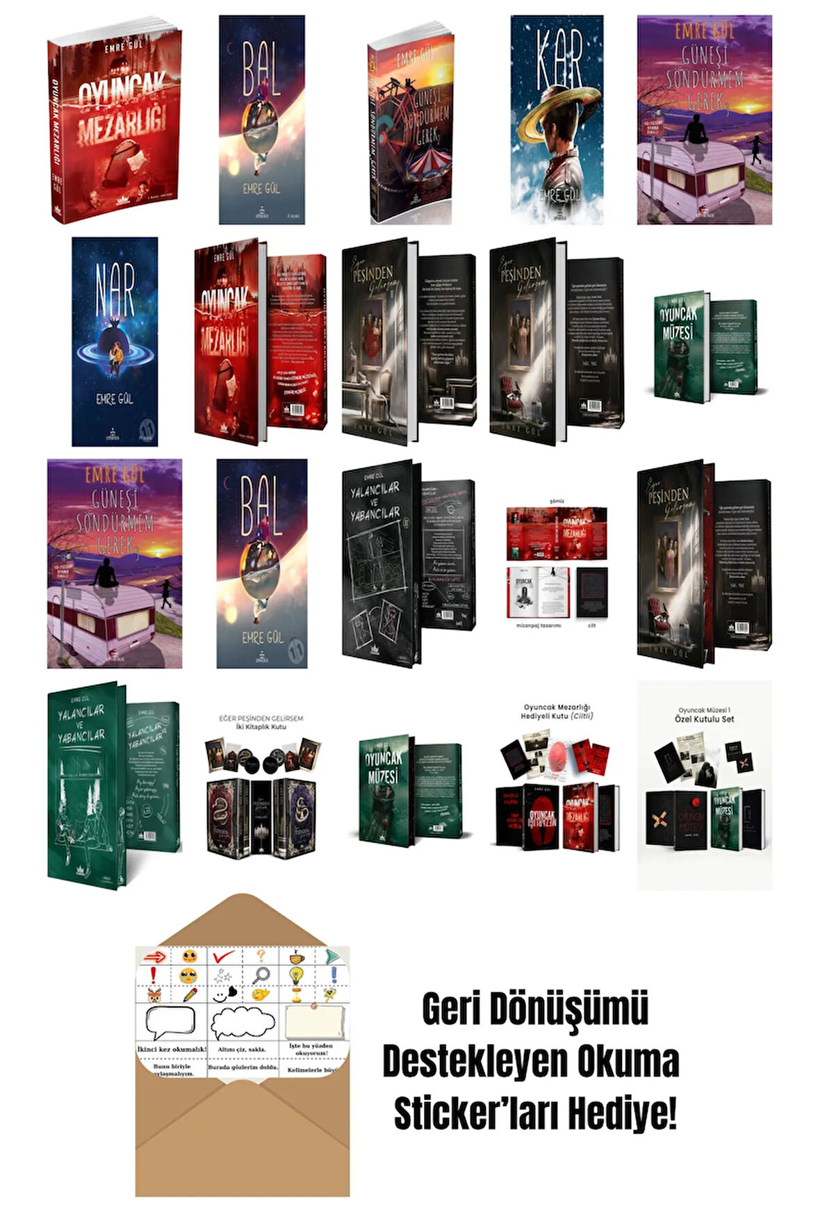 Emre Gül 20 Kitap Seti + Okuma Sticker'ları