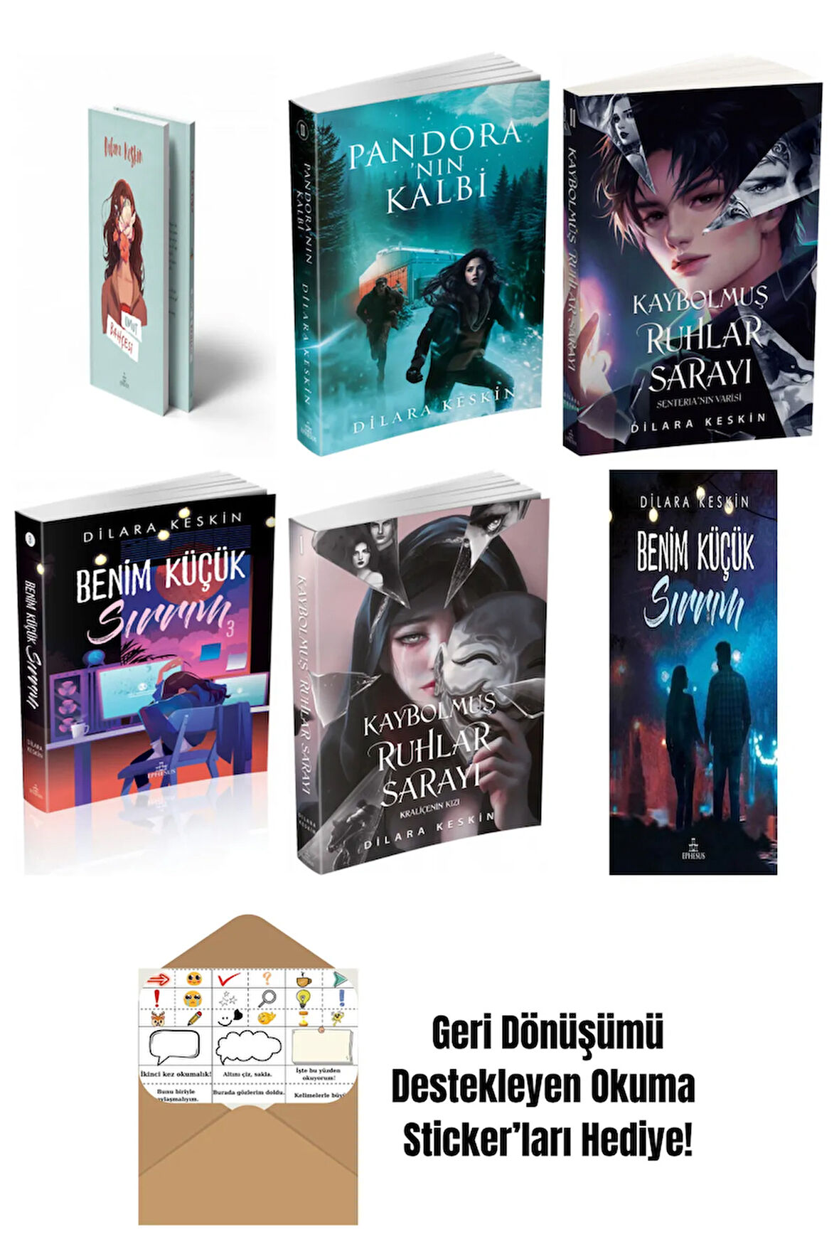 Dilara Keskin 6 Kitap Seti + Okuma Sticker'ları