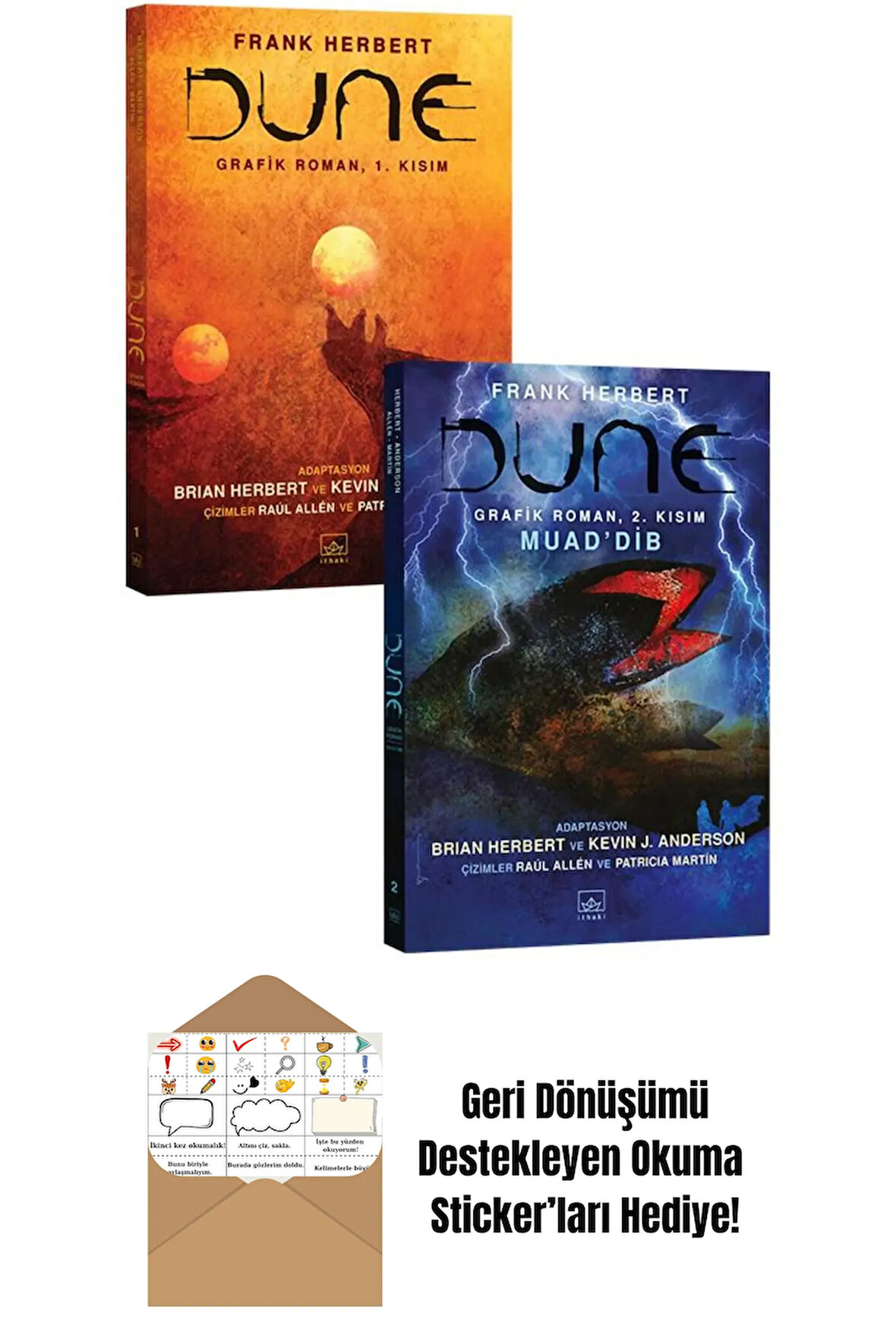 Dune Grafik Roman Set + Okuma Sticker'ları