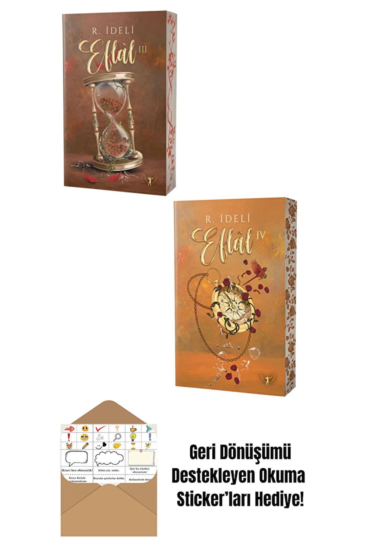 Eflal 3. ve 4. Kitaplar Set + Okuma Sticker'ları