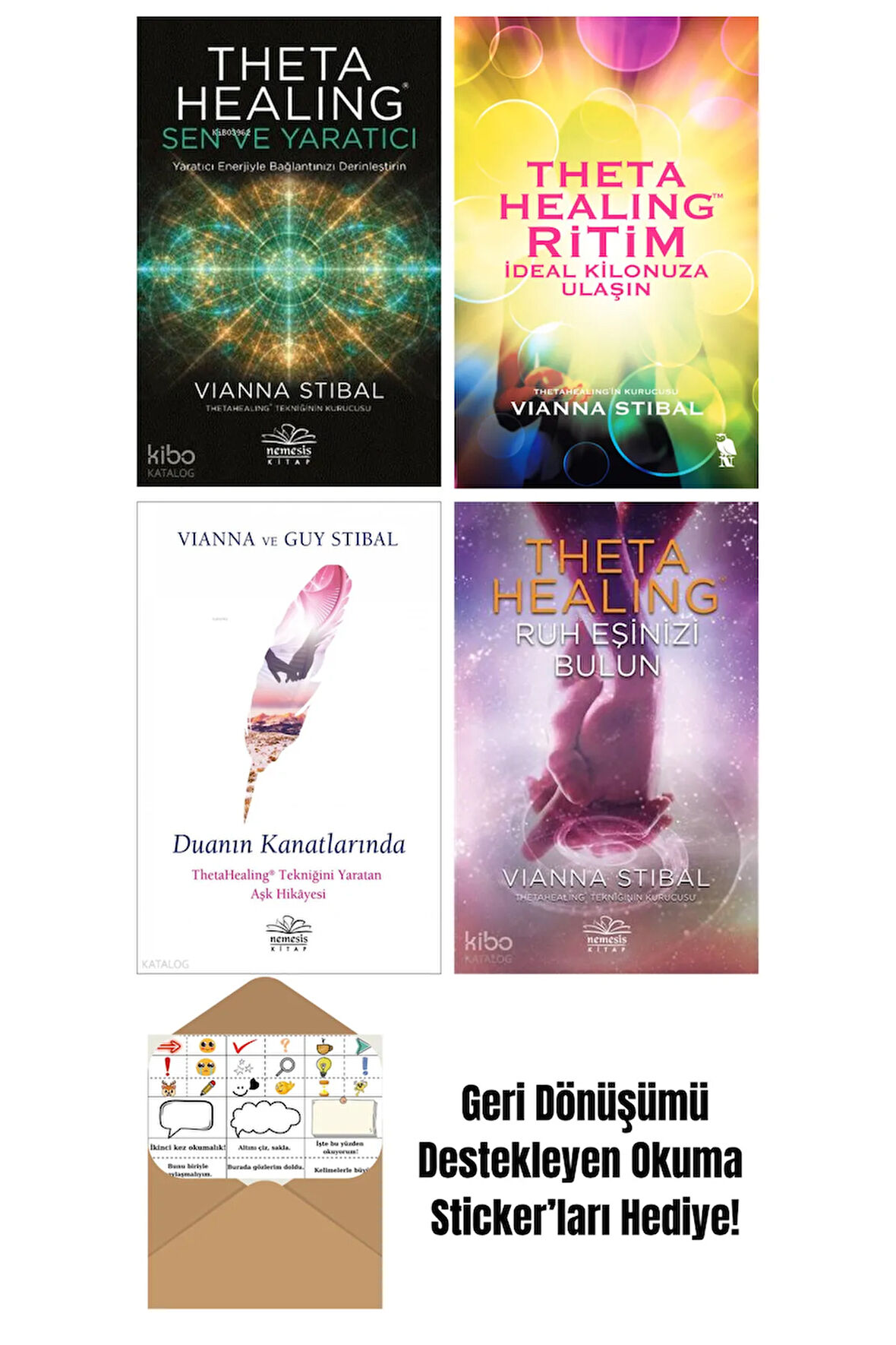 Vianna Stibal 4 Kitap Seti + Okuma Sticker'ları