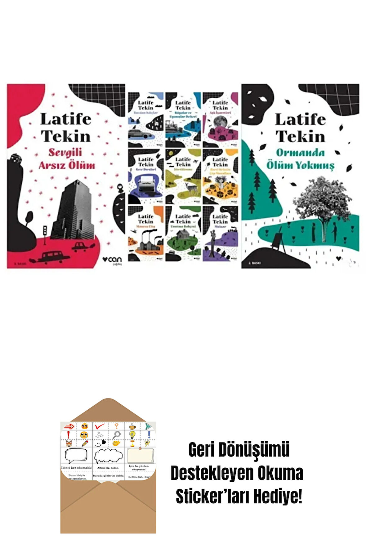 Latife Tekin 11 Kitap Set + Okuma Sticker'ları