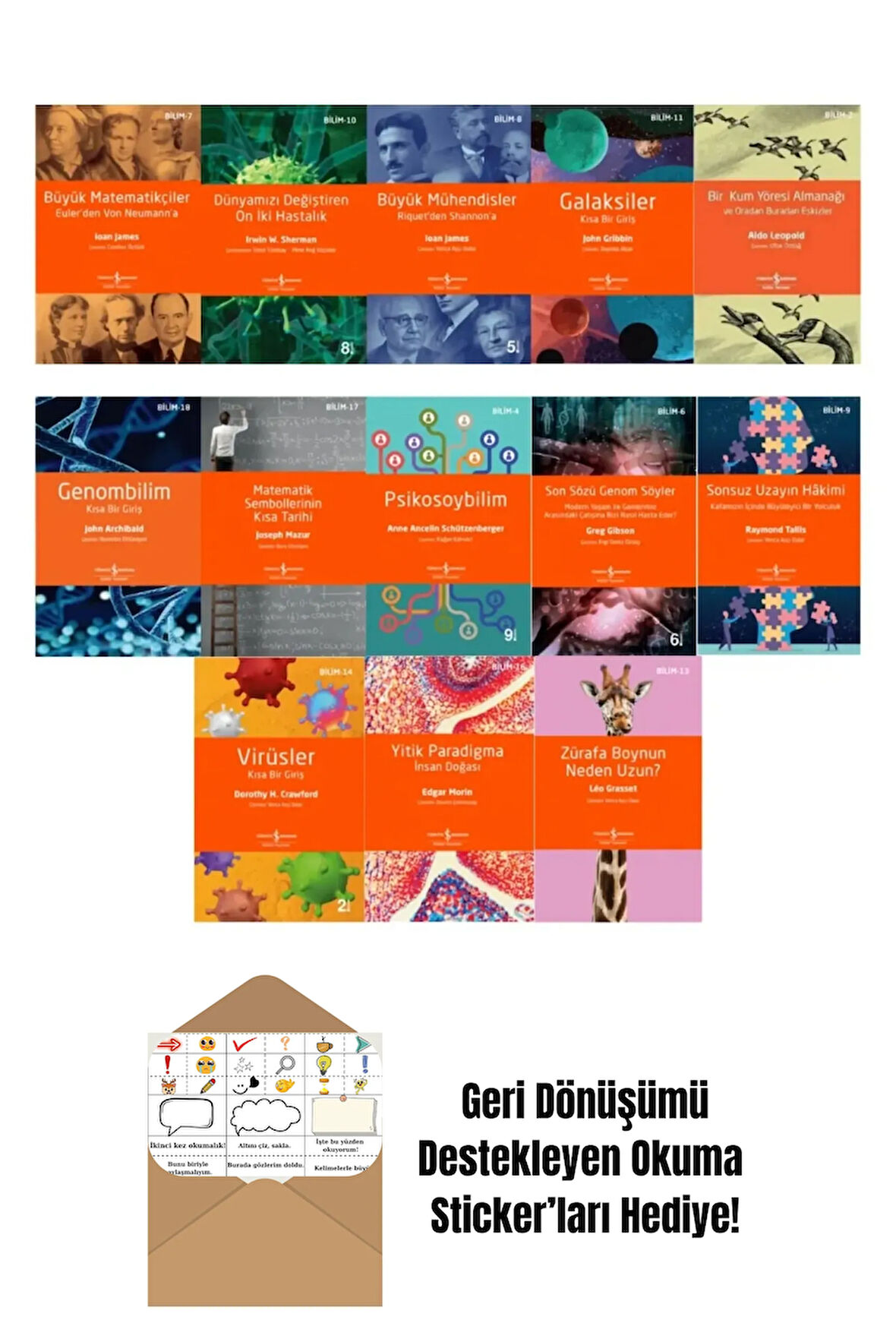 Genombilim - Yitik Paradigma 13 Kitap Set + Okuma Sticker'ları