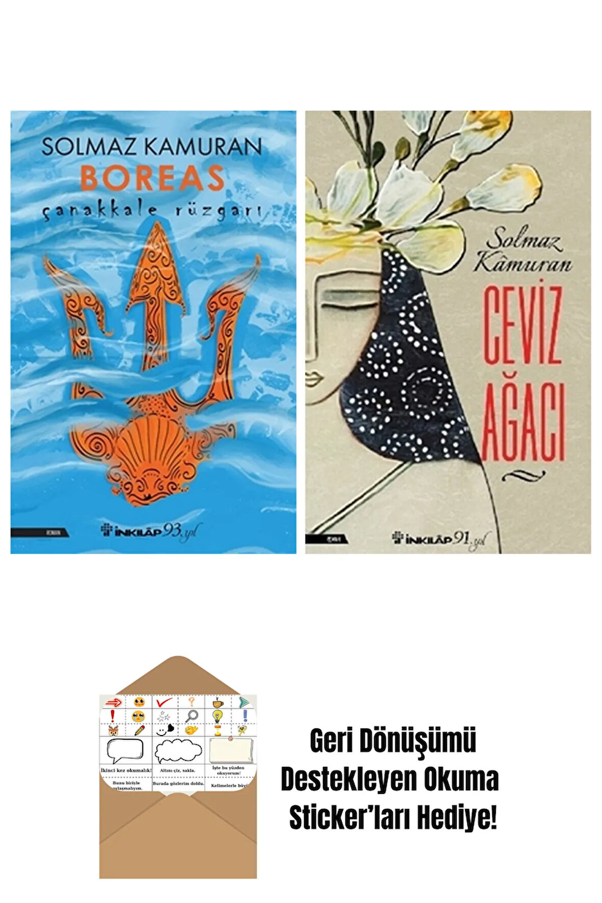 Solmaz Kamuran 2 Kitap Seti + Okuma Sticker'ları