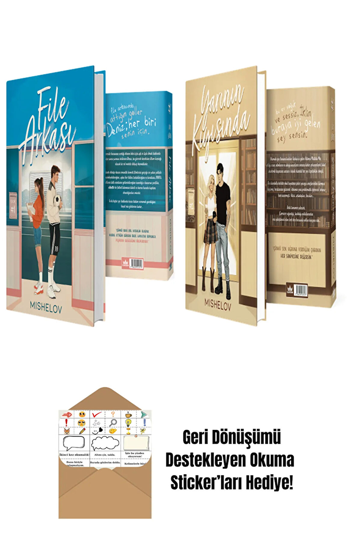 MISHELOV 2 Kitap Seti + Okuma Sticker'ları