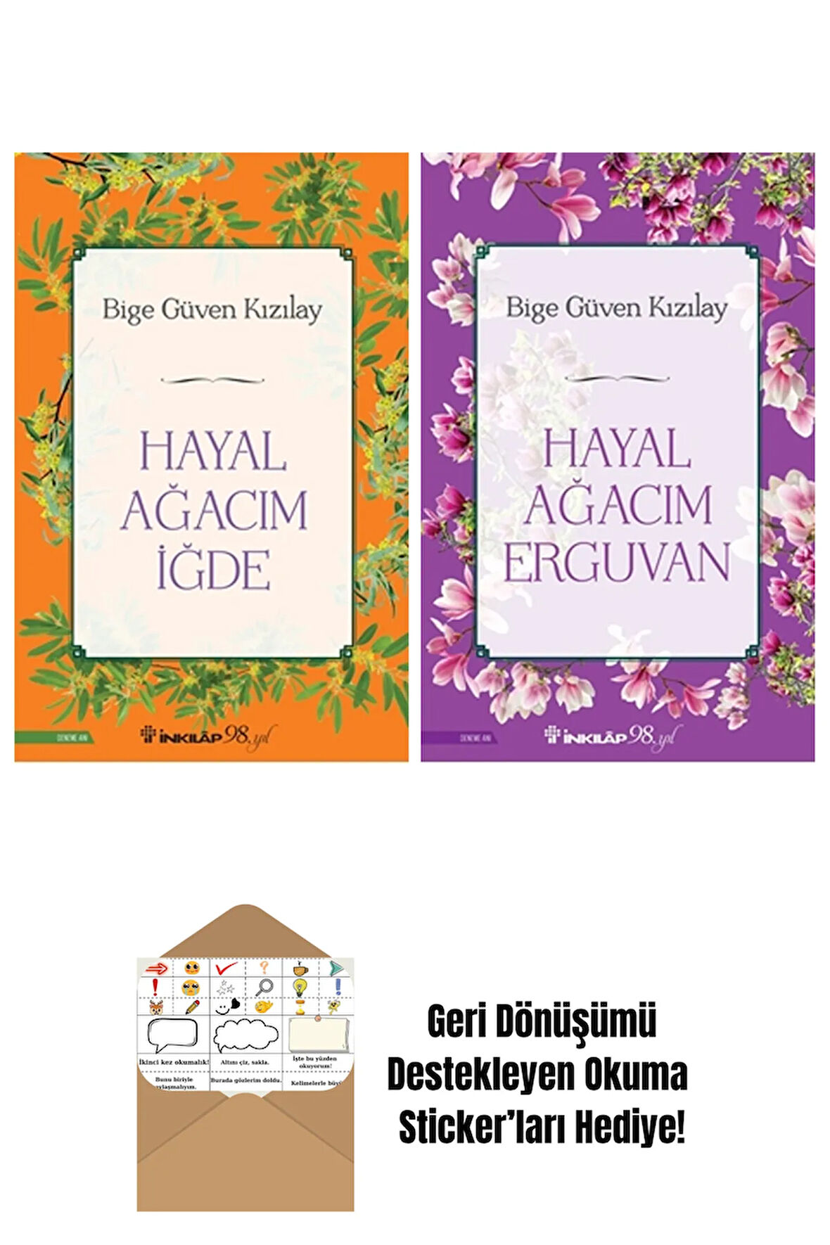 Bige Güven Kızılay 2 Kitap Seti + Okuma Sticker'ları