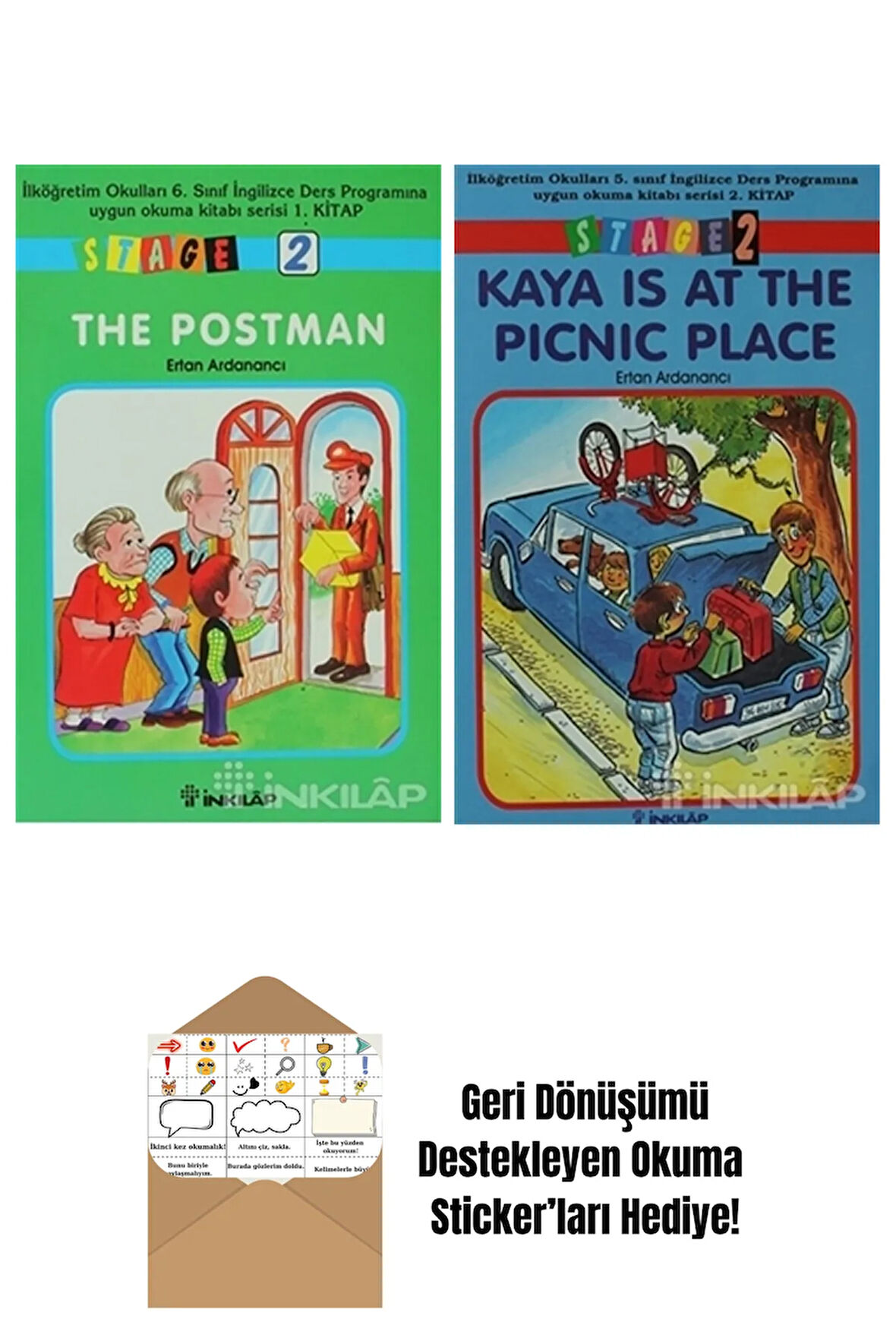 Ertan Ardanancı 2 Kitap Seti + Okuma Sticker'ları