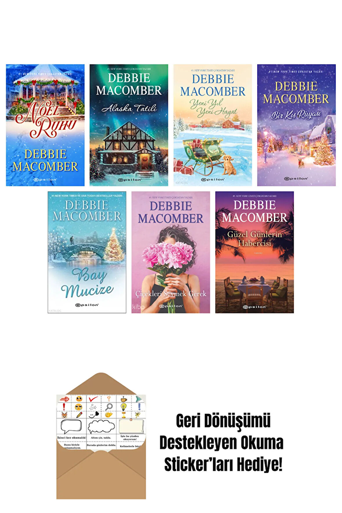 Debbie Macomber 7 Kitap Seti + Okuma Sticker'ları