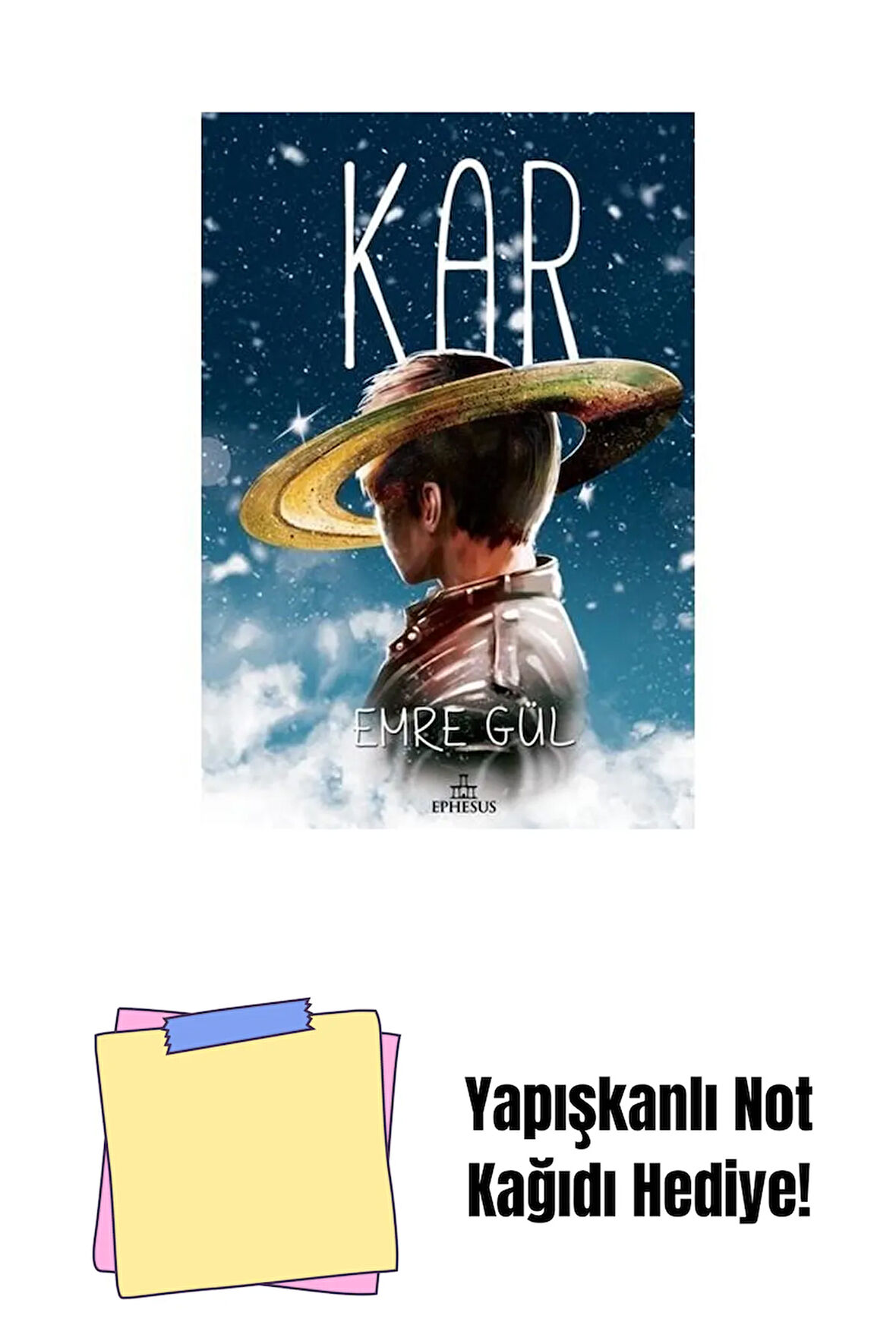 KAR, CİLTSİZ + Yapışkanlı Not Kağıdı