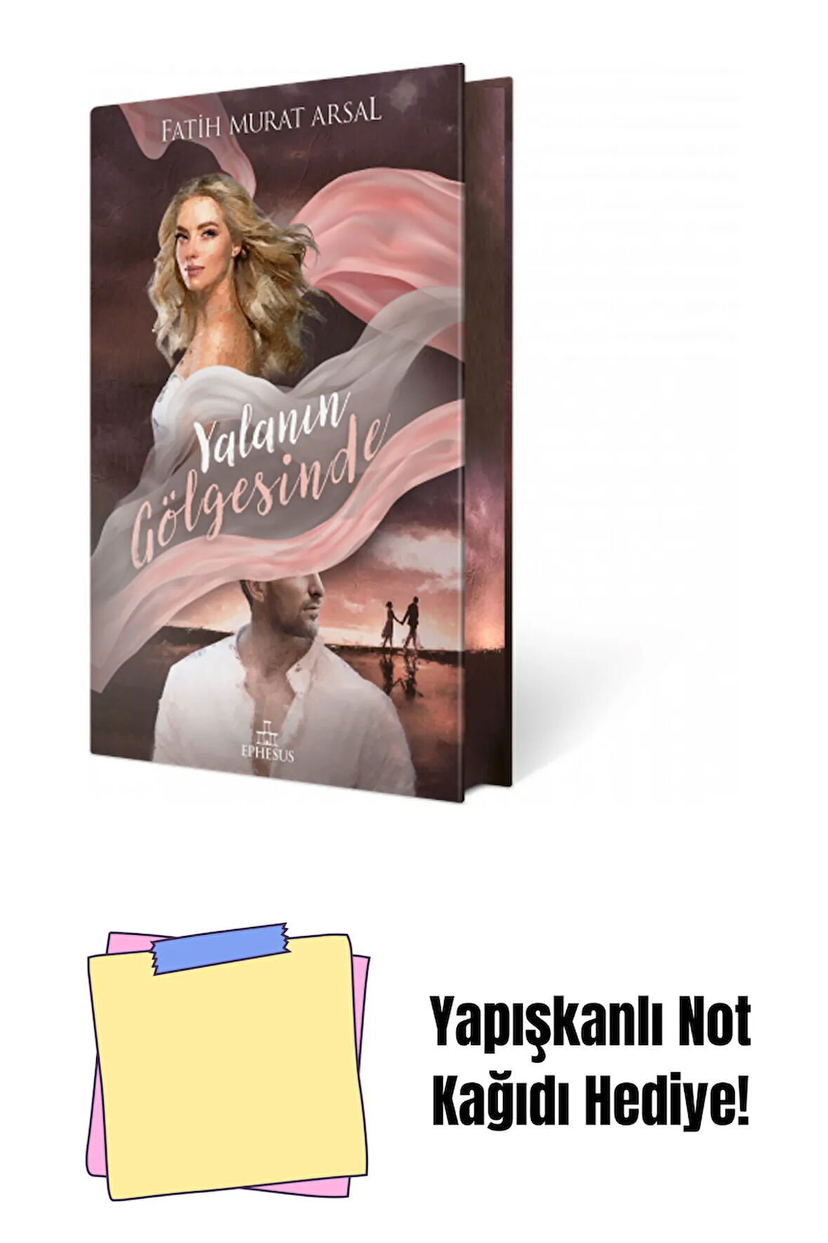 YAN BOYAMALI ÖZEL BASKI- GÖLGE SERİSİ 1:YALANIN GÖLGESİNDE, CİLTLİ + Yapışkanlı Not Kağıdı