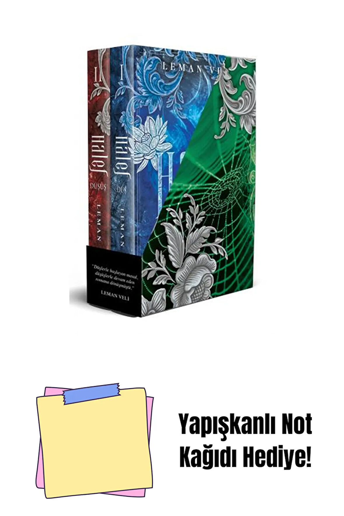 SET- HALEF SERİSİ, CİLTLİ + Yapışkanlı Not Kağıdı