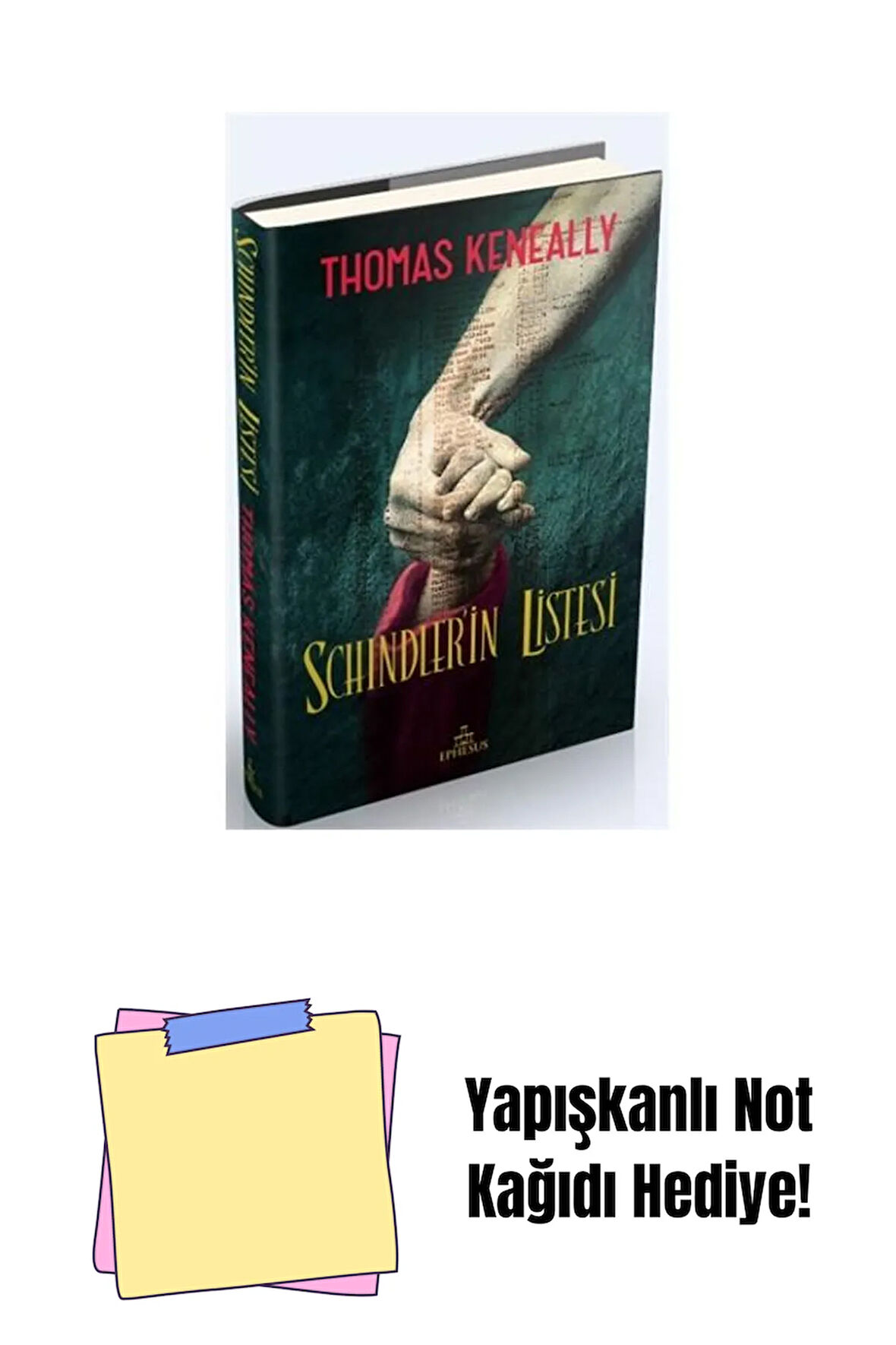 SCHİNDLER'İN LİSTESİ, CİLTLİ + Yapışkanlı Not Kağıdı
