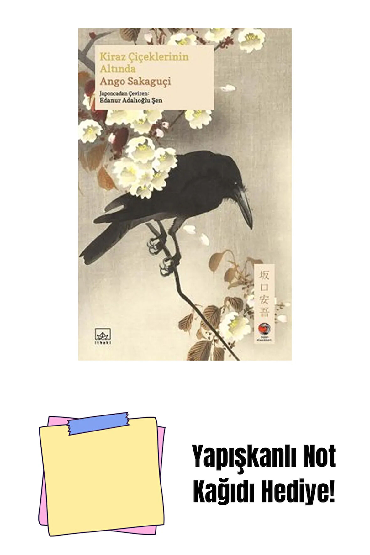 Kiraz Çiçeklerinin Altında + Yapışkanlı Not Kağıdı