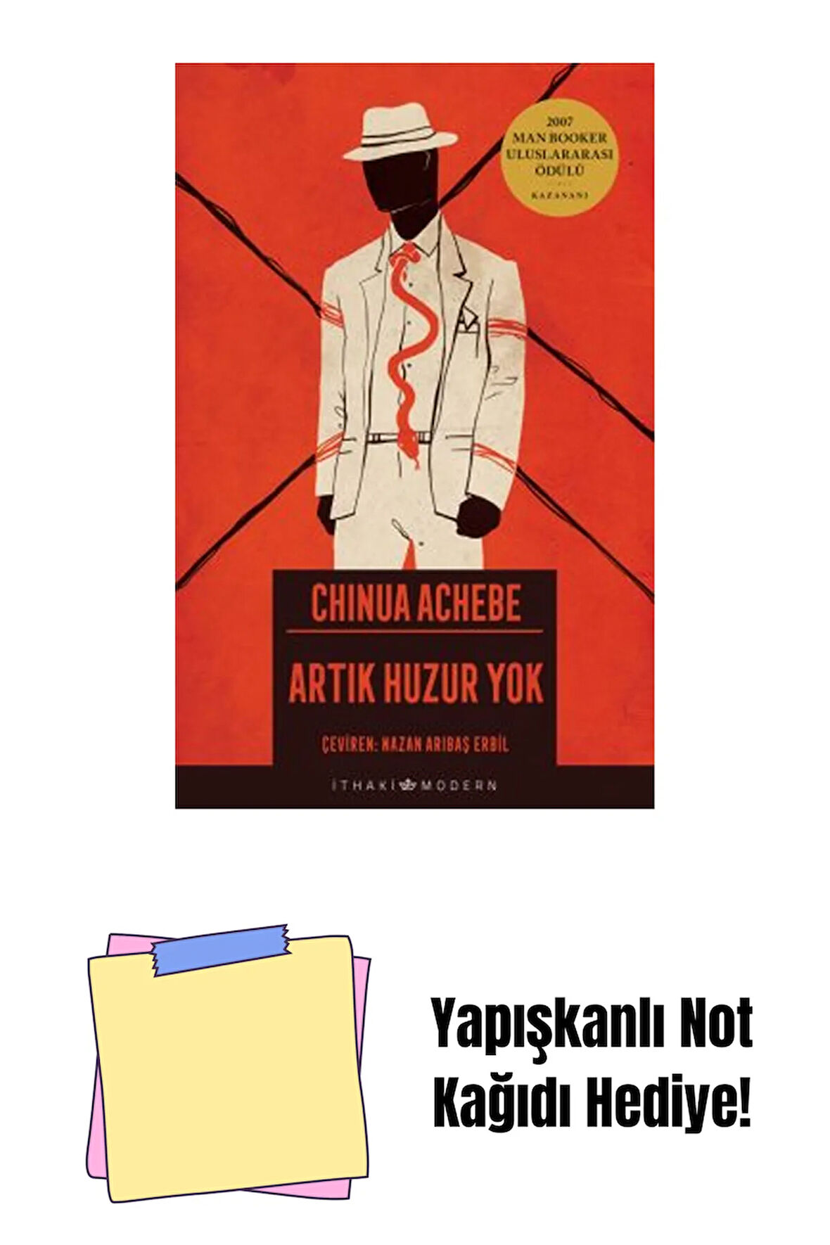 Artık Huzur Yok + Yapışkanlı Not Kağıdı