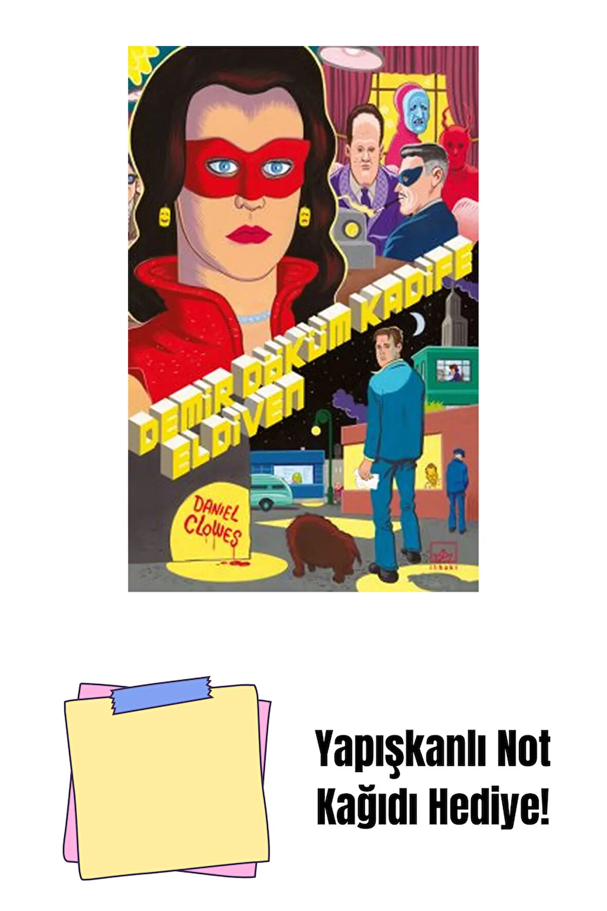 Demir Döküm Kadife Eldiven + Yapışkanlı Not Kağıdı