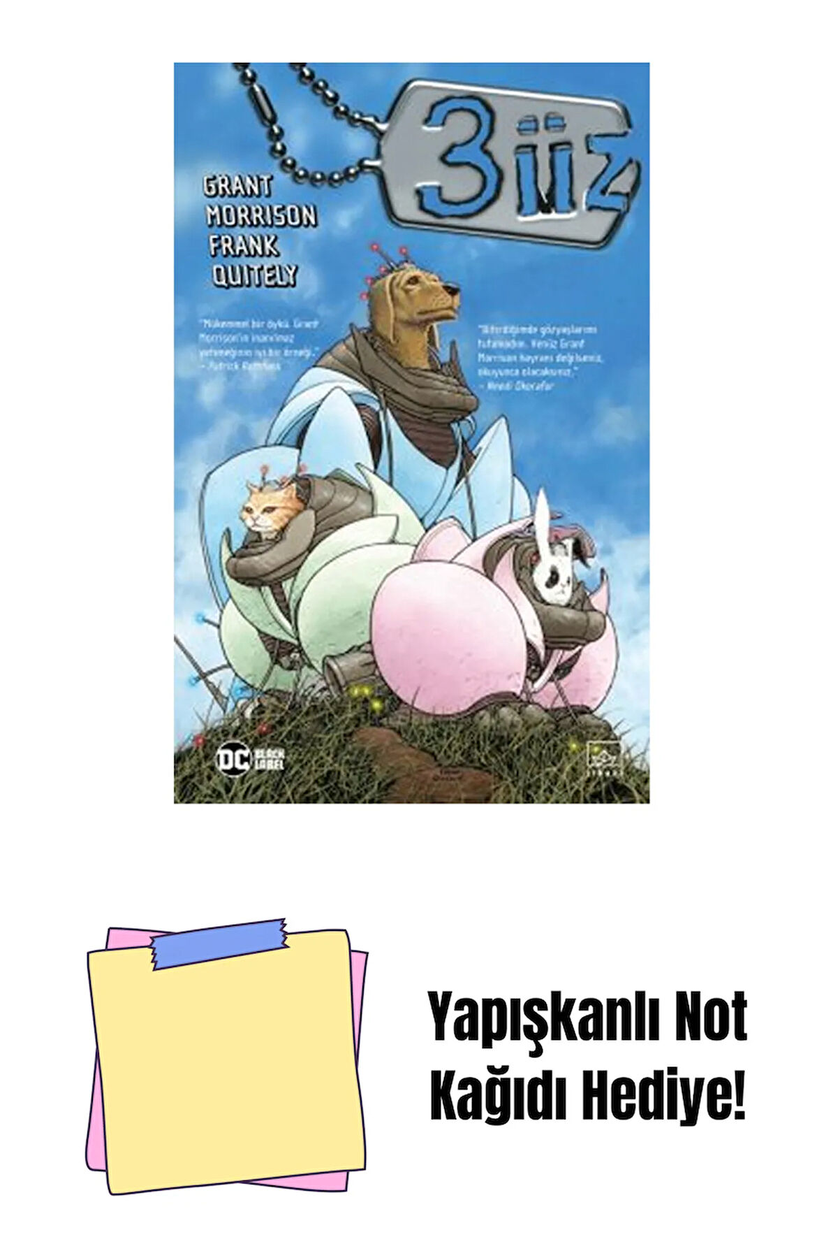 3üz + Yapışkanlı Not Kağıdı