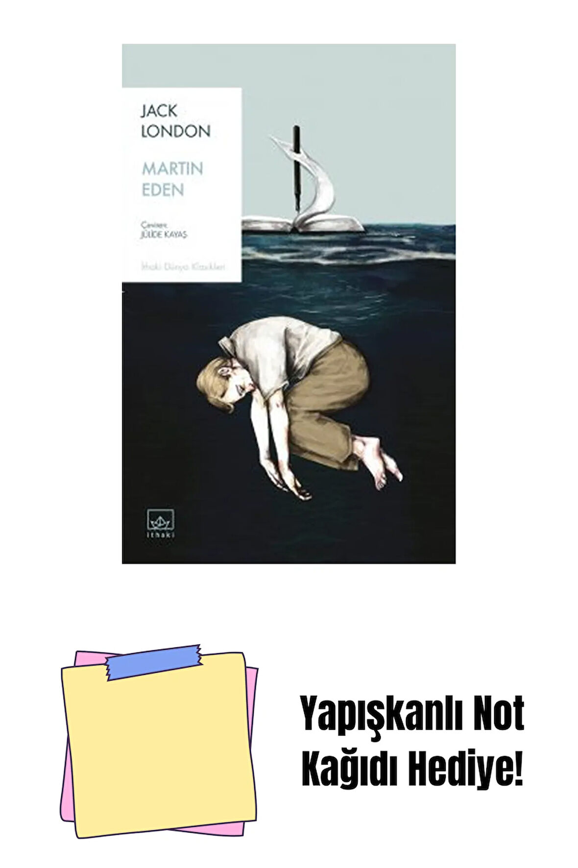 Martin Eden + Yapışkanlı Not Kağıdı