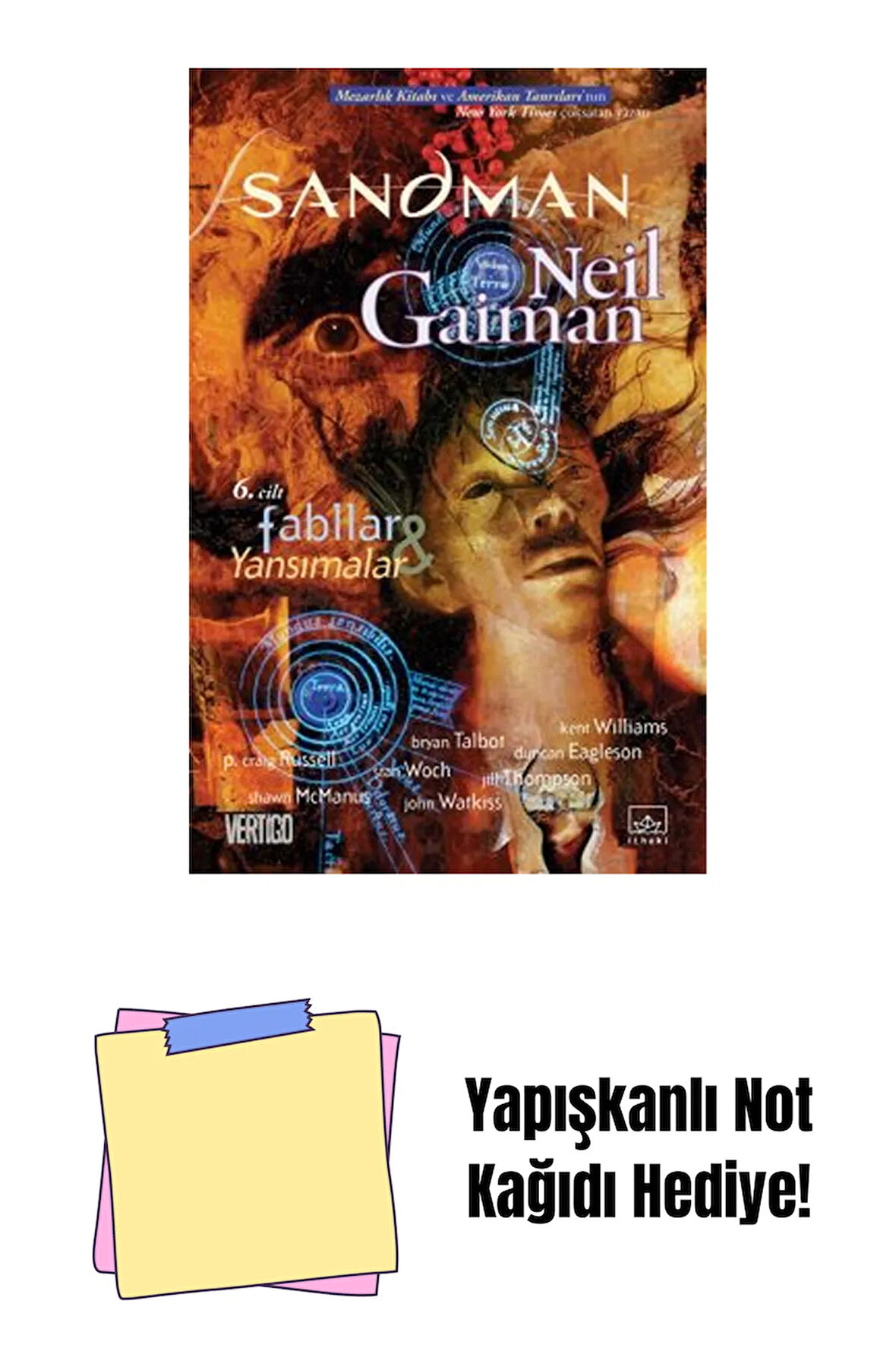 Sandman 6 – Fabllar ve Yansımalar + Yapışkanlı Not Kağıdı