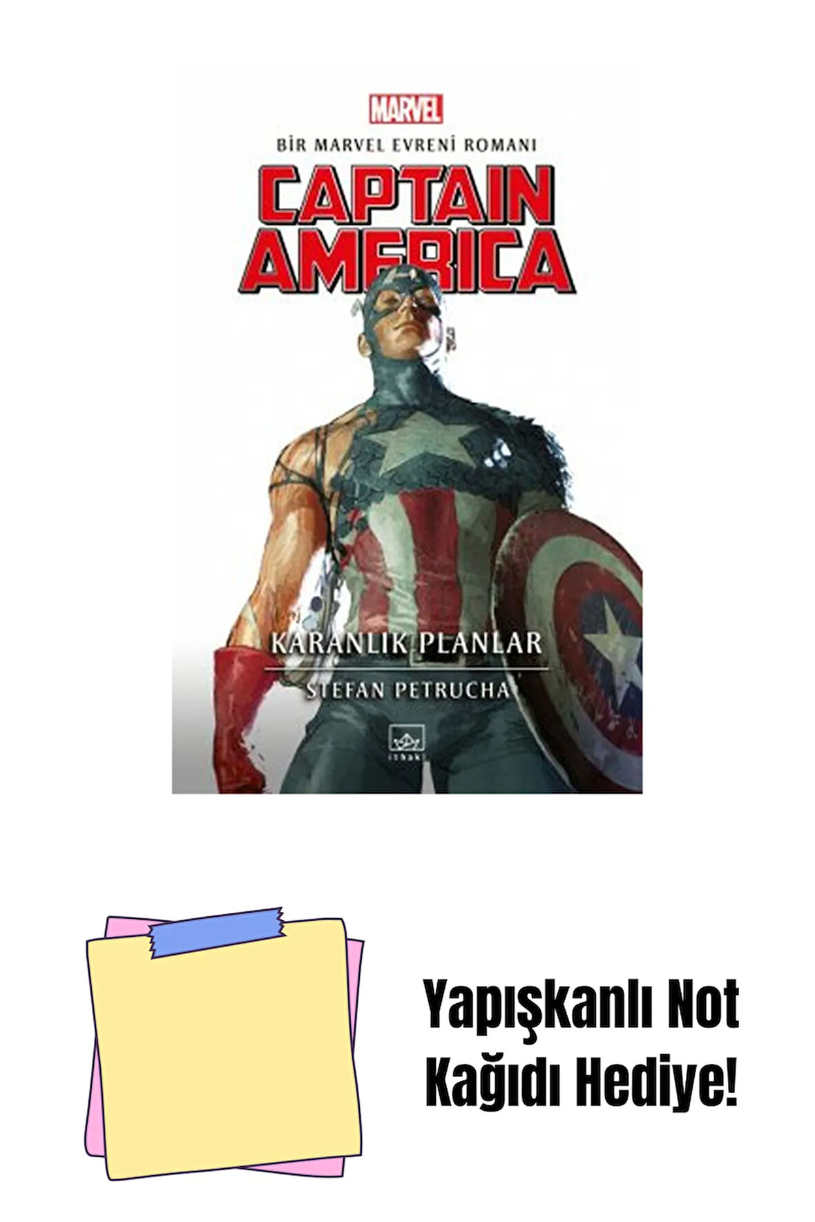 Captain America: Karanlık Planlar + Yapışkanlı Not Kağıdı
