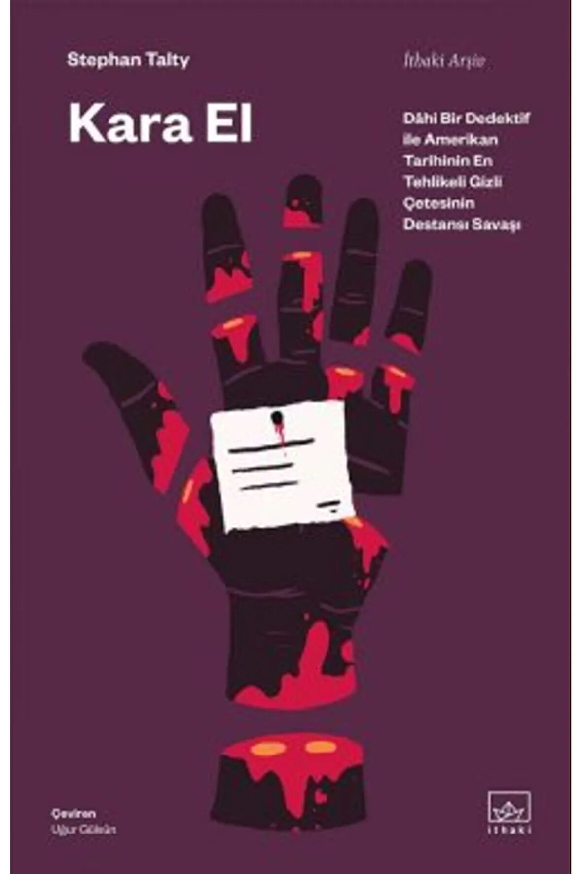 Kara El + Yapışkanlı Not Kağıdı