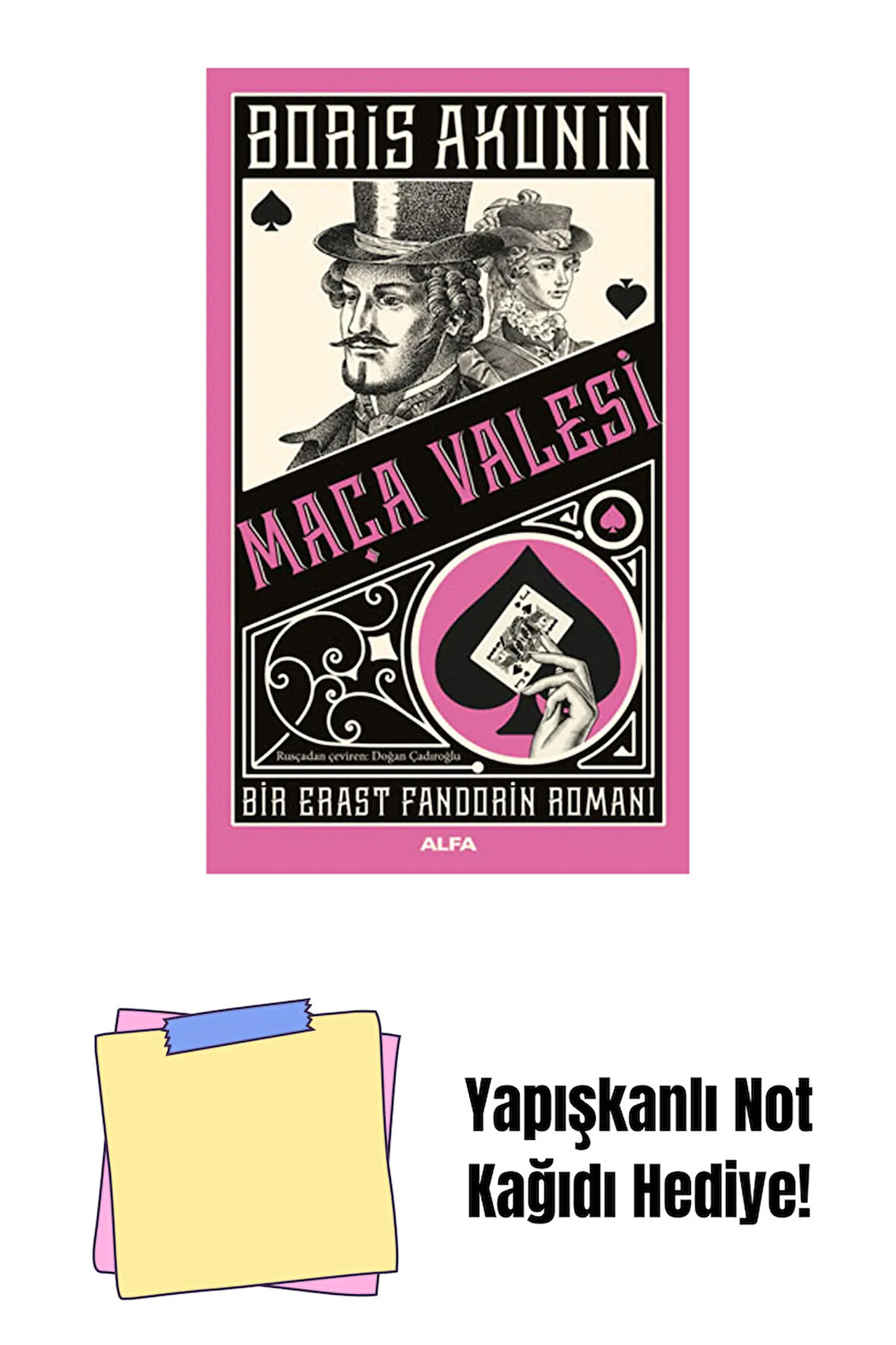 Maça Valesi + Yapışkanlı Not Kağıdı