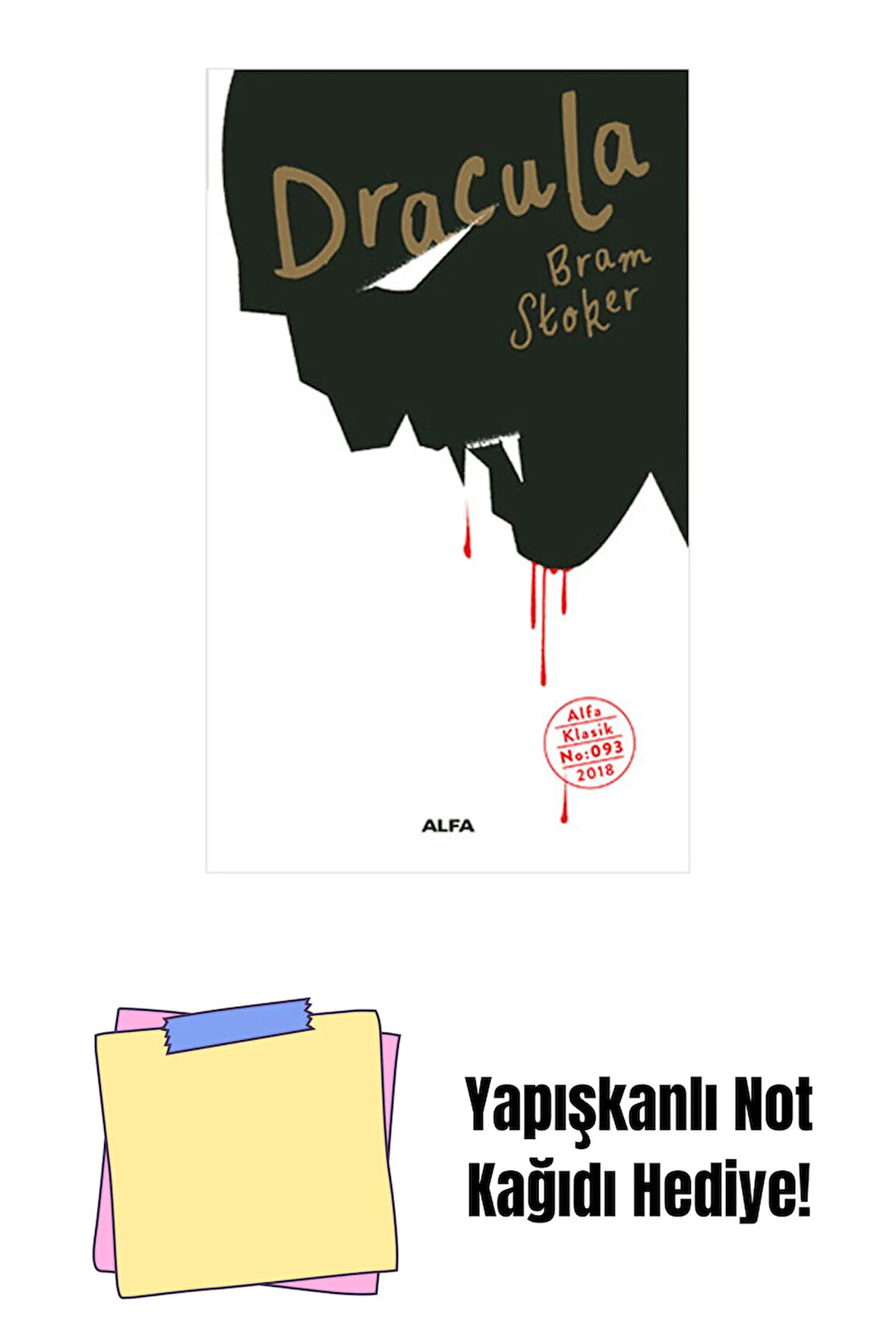 Dracula + Yapışkanlı Not Kağıdı