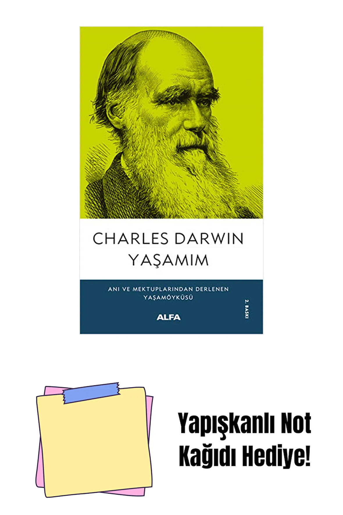 Yaşamım + Yapışkanlı Not Kağıdı