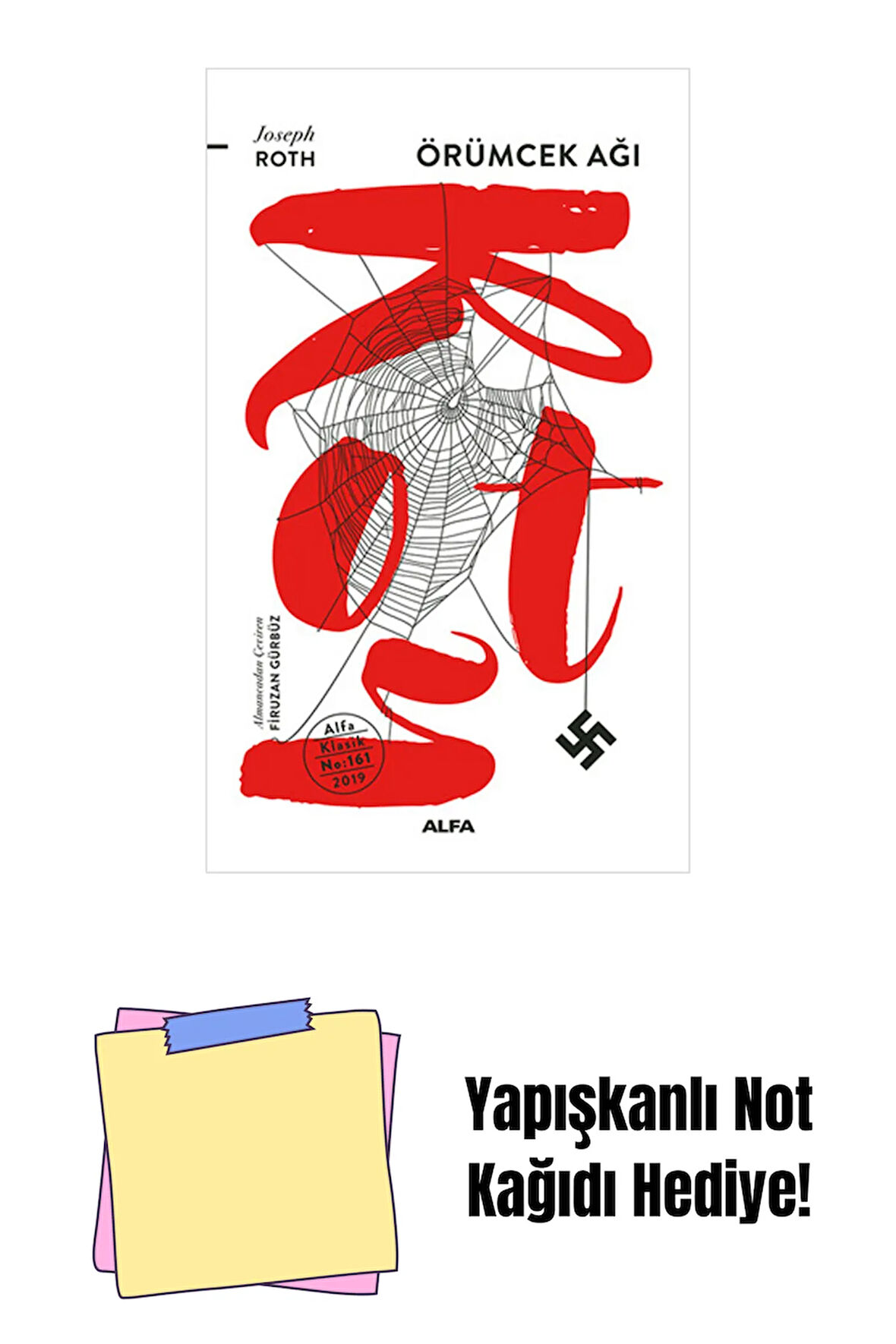 Örümcek Ağı + Yapışkanlı Not Kağıdı