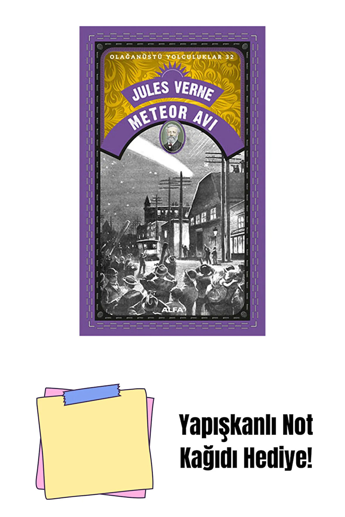 Meteor Avı + Yapışkanlı Not Kağıdı