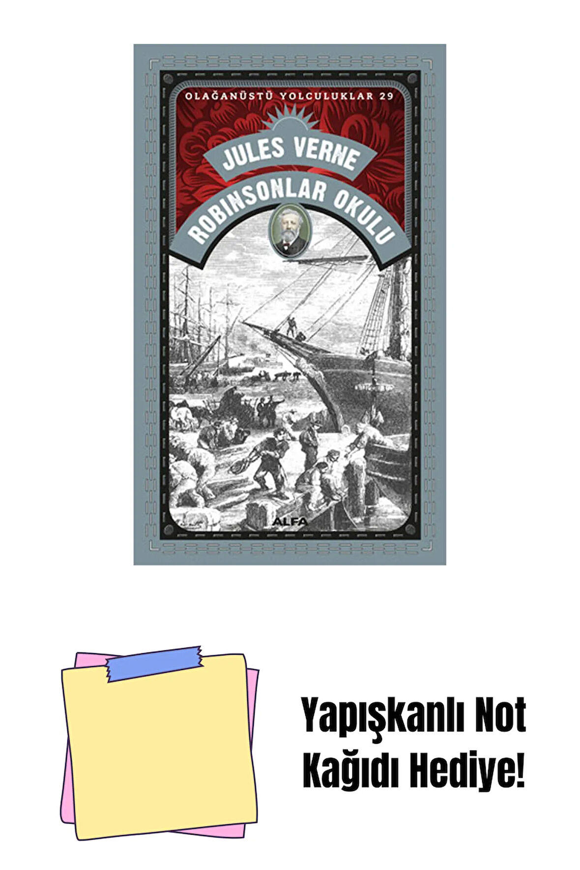 Robinsonlar Okulu + Yapışkanlı Not Kağıdı