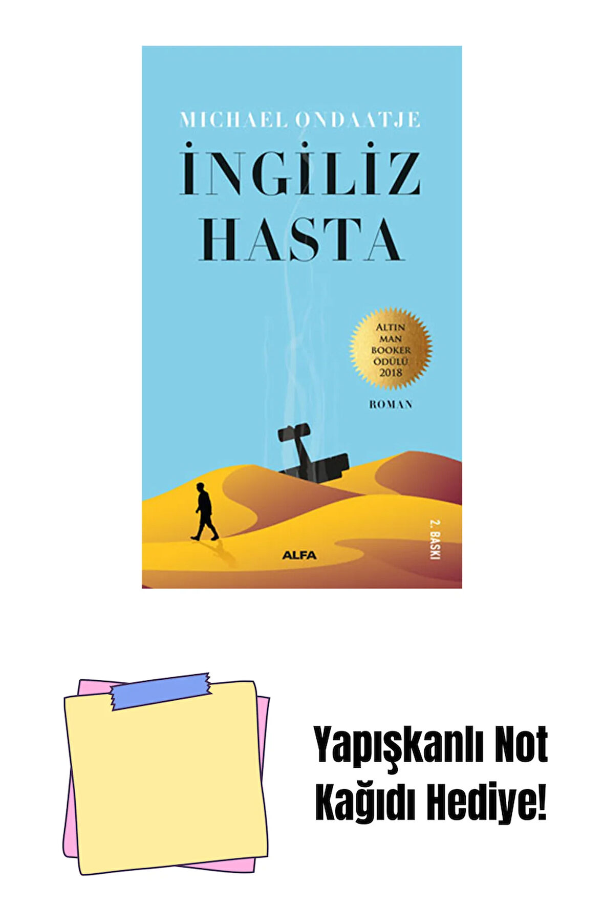 İngiliz Hasta + Yapışkanlı Not Kağıdı