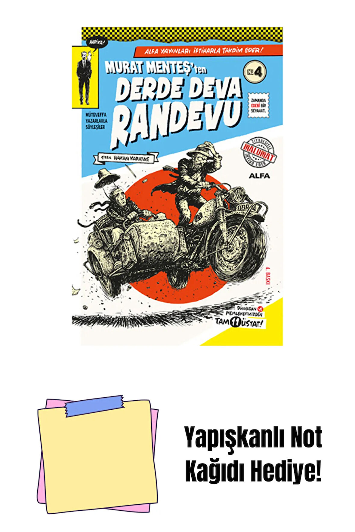 Derde Deva Randevu No- 4 + Yapışkanlı Not Kağıdı