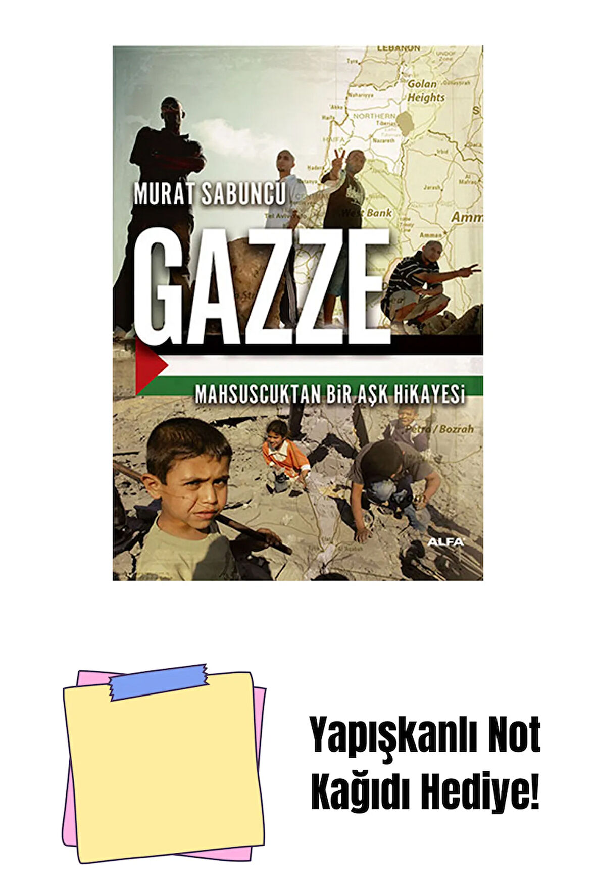 Gazze + Yapışkanlı Not Kağıdı