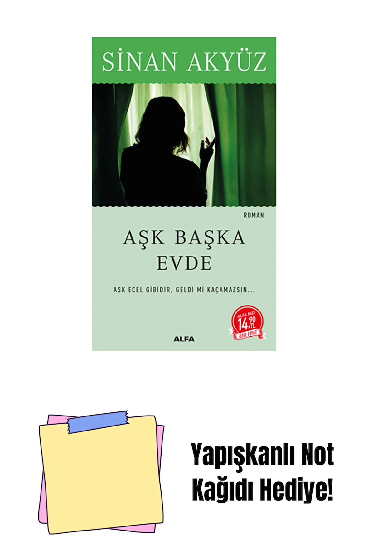 Aşk Başka Evde (Midi Boy) + Yapışkanlı Not Kağıdı