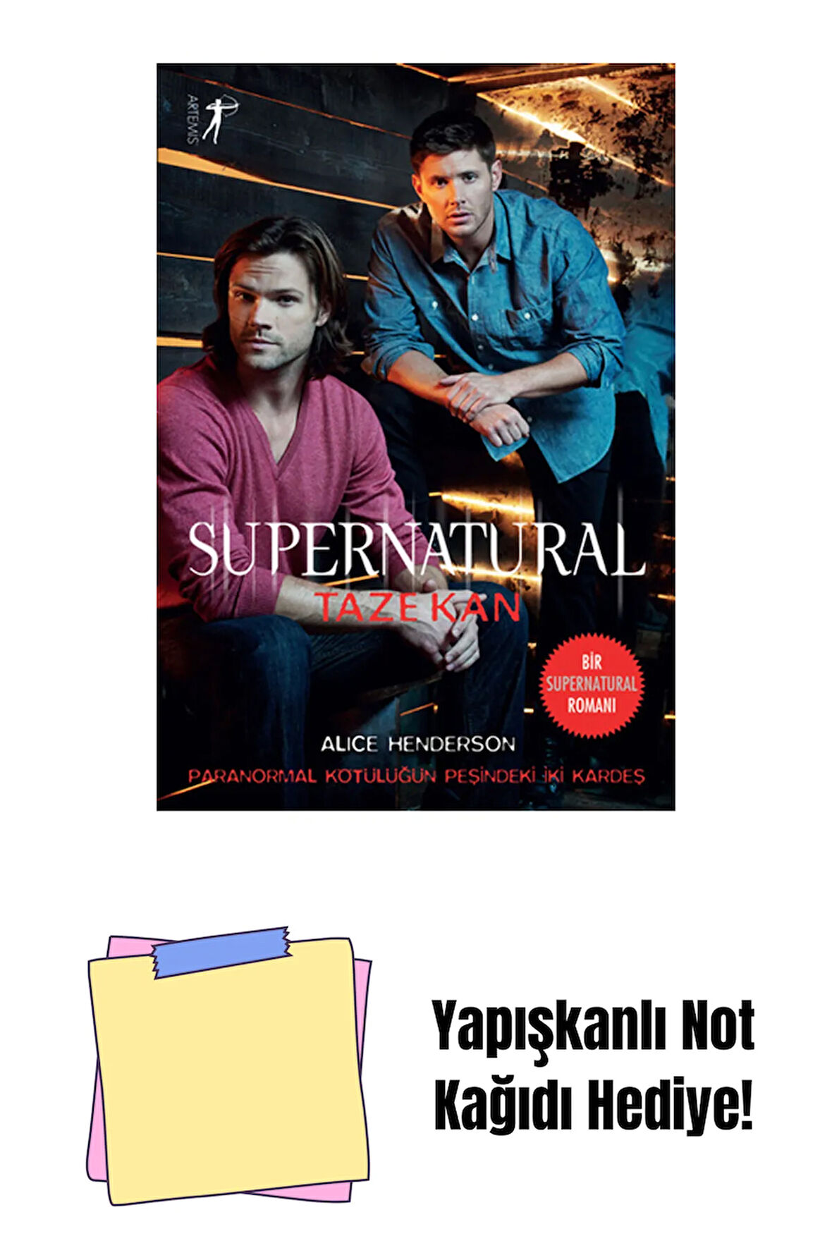 Supernatural - Taze Kan + Yapışkanlı Not Kağıdı