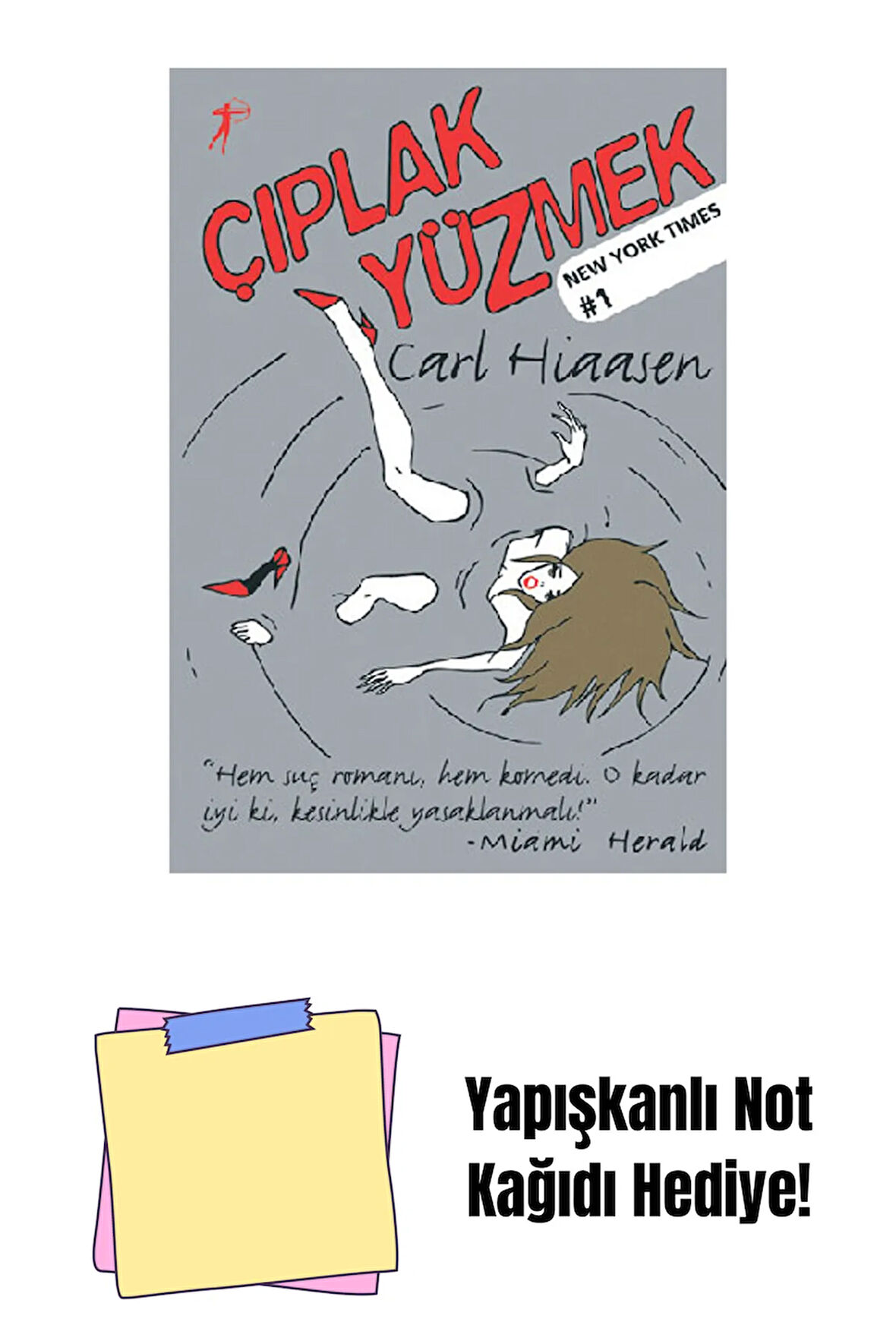 Çıplak Yüzmek + Yapışkanlı Not Kağıdı