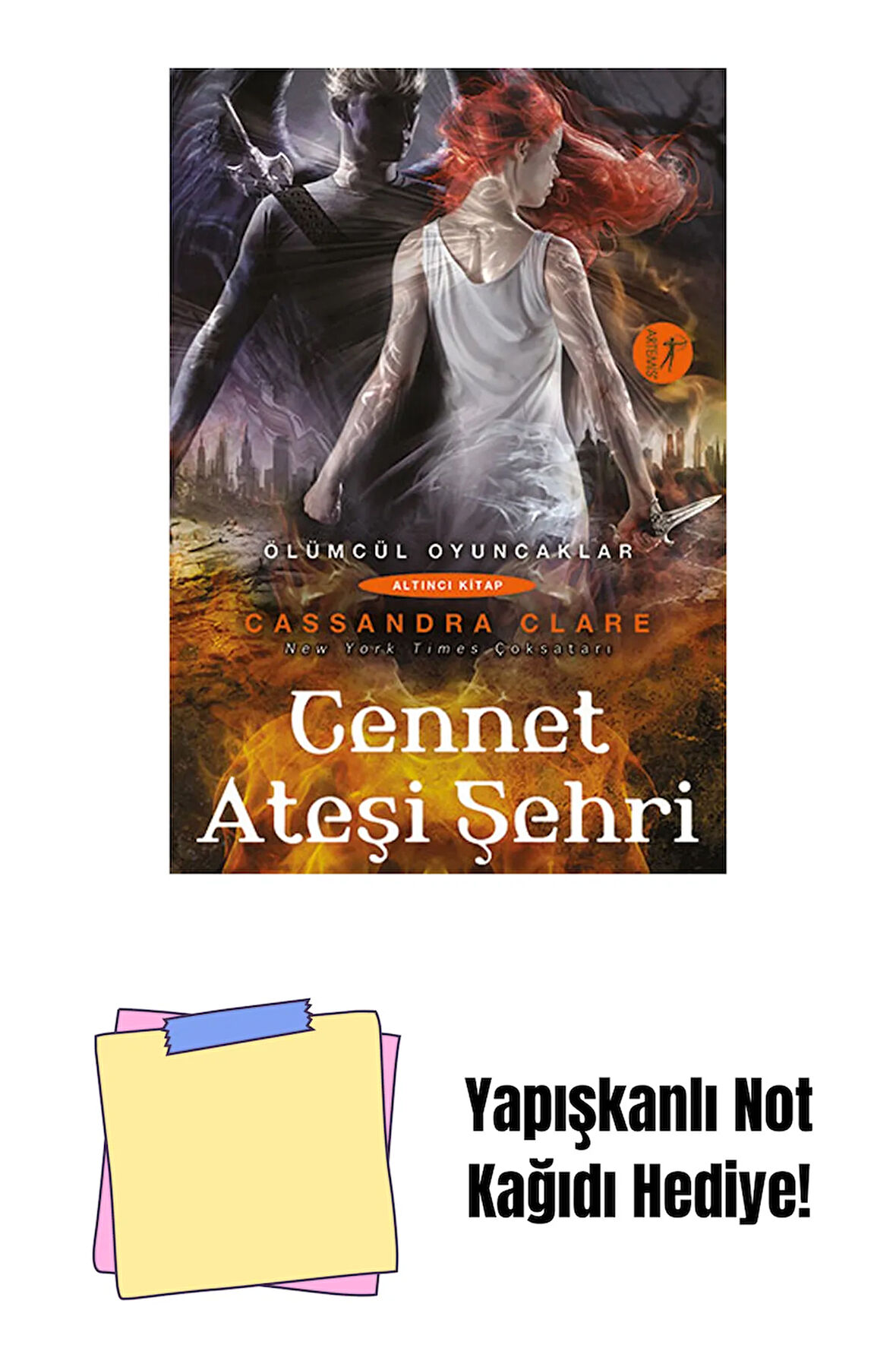 Cennet Ateşi Şehri + Yapışkanlı Not Kağıdı