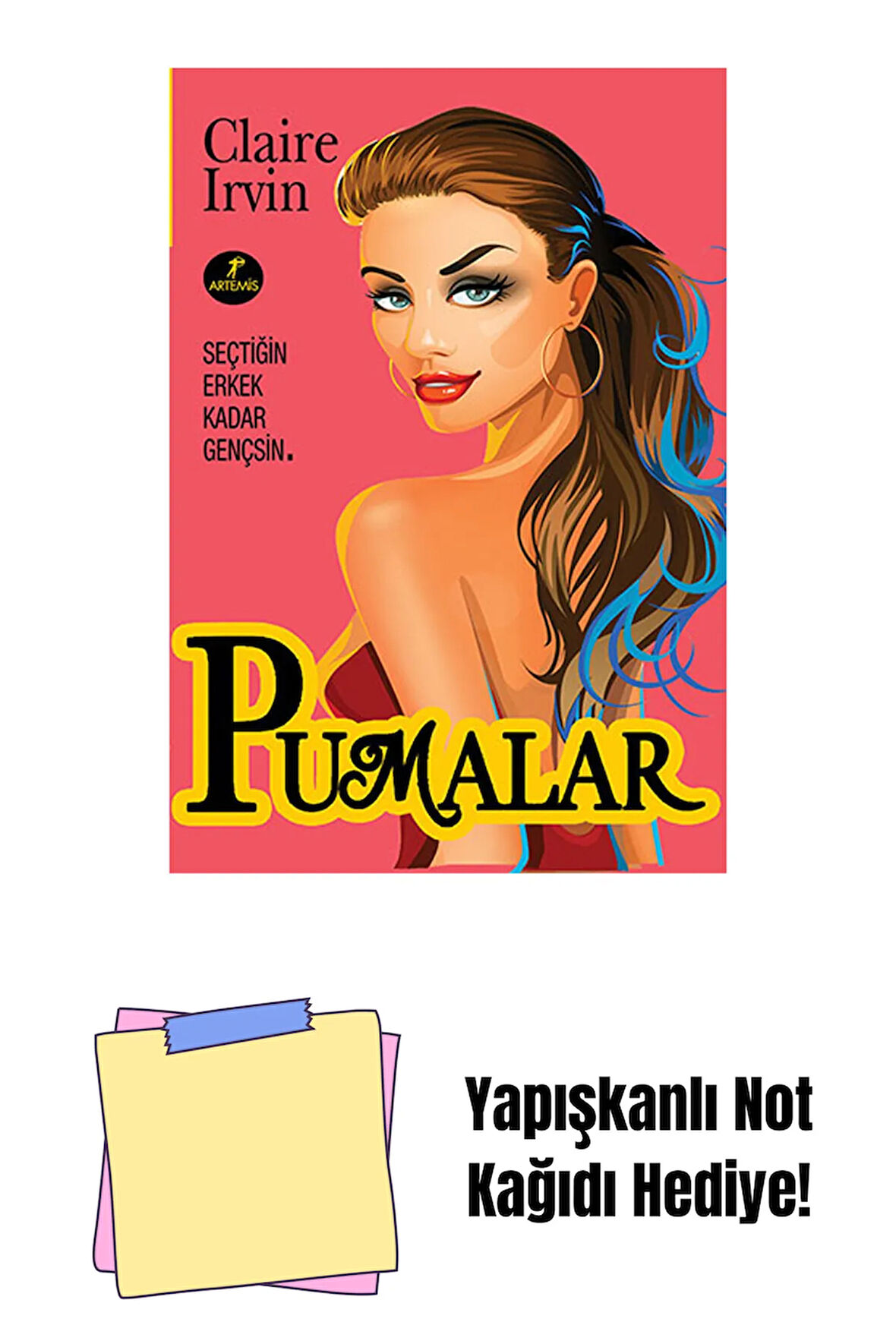 Pumalar + Yapışkanlı Not Kağıdı